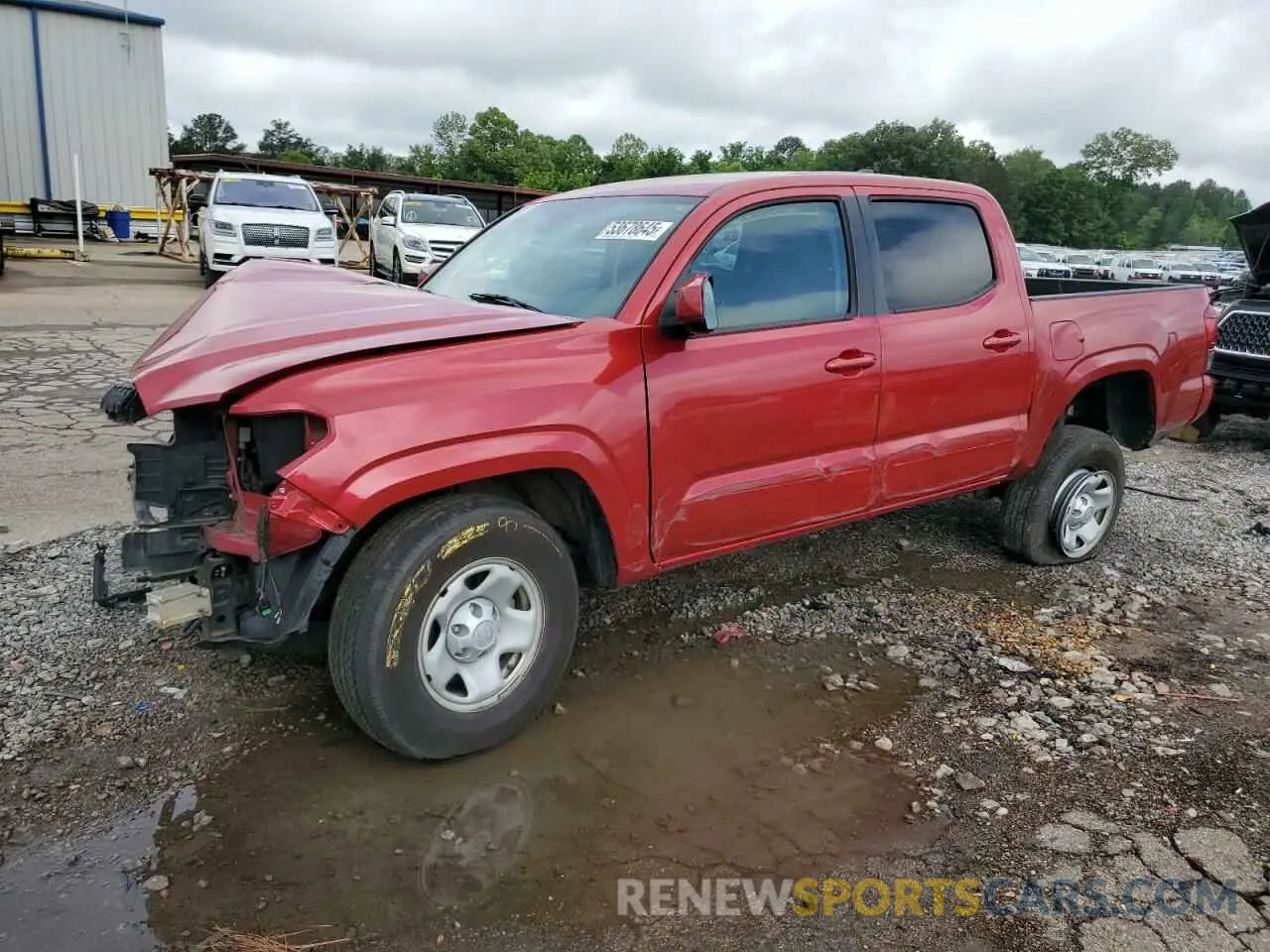 1 Photograph of a damaged car 5TFAX5GN5LX180571 TOYOTA TACOMA 2020