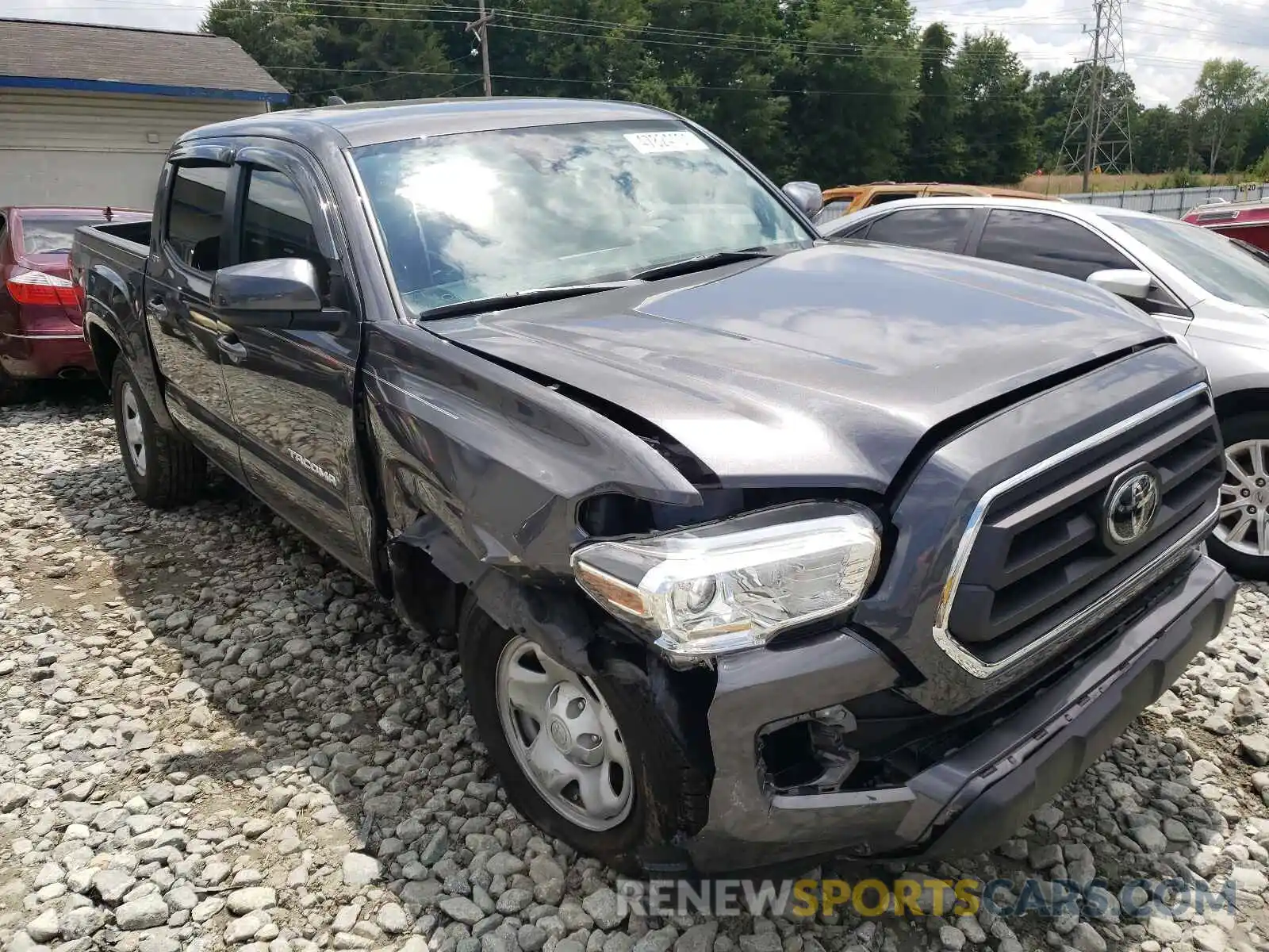 1 Photograph of a damaged car 5TFAX5GN5LX183342 TOYOTA TACOMA 2020