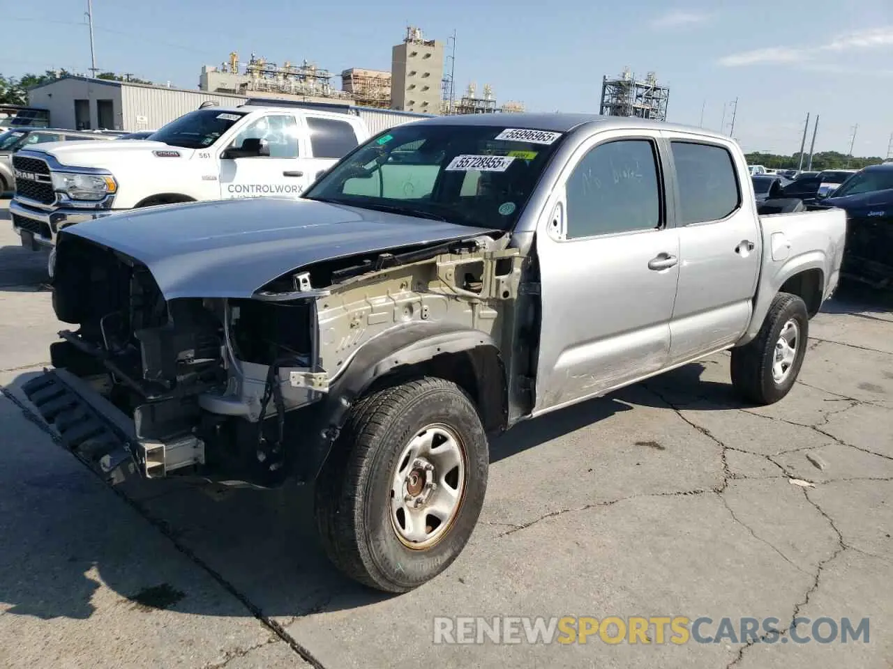 1 Photograph of a damaged car 5TFAX5GN6LX168736 TOYOTA TACOMA 2020
