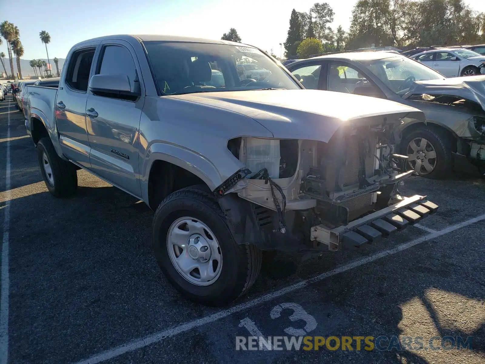 1 Photograph of a damaged car 5TFAX5GN6LX171698 TOYOTA TACOMA 2020