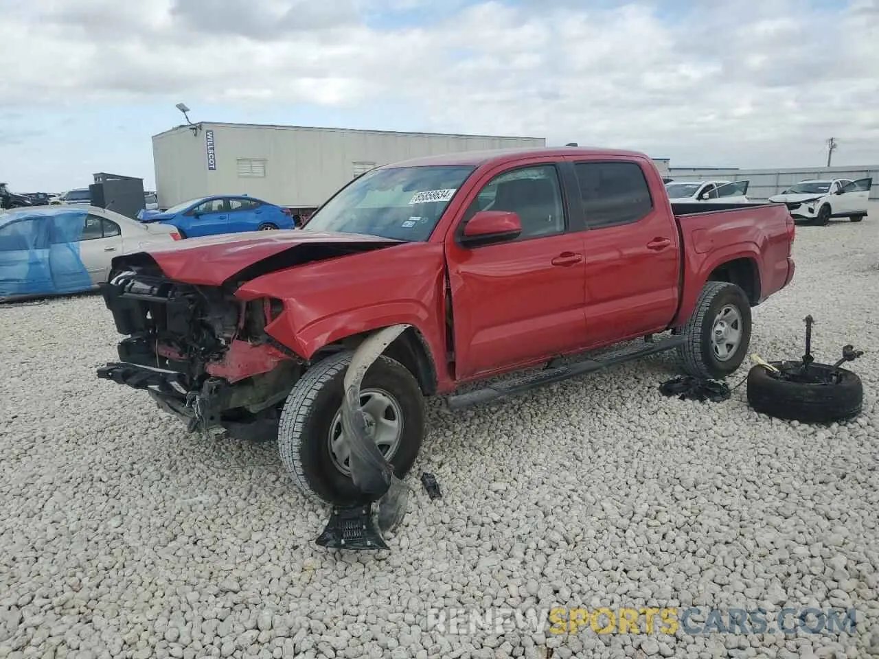 1 Photograph of a damaged car 5TFAX5GN7LX186663 TOYOTA TACOMA 2020