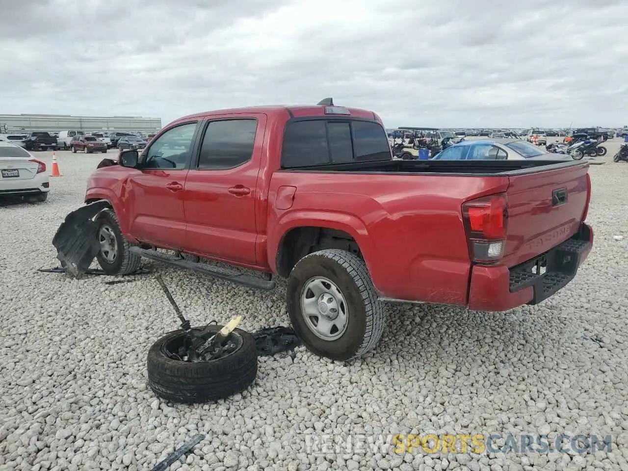 2 Photograph of a damaged car 5TFAX5GN7LX186663 TOYOTA TACOMA 2020