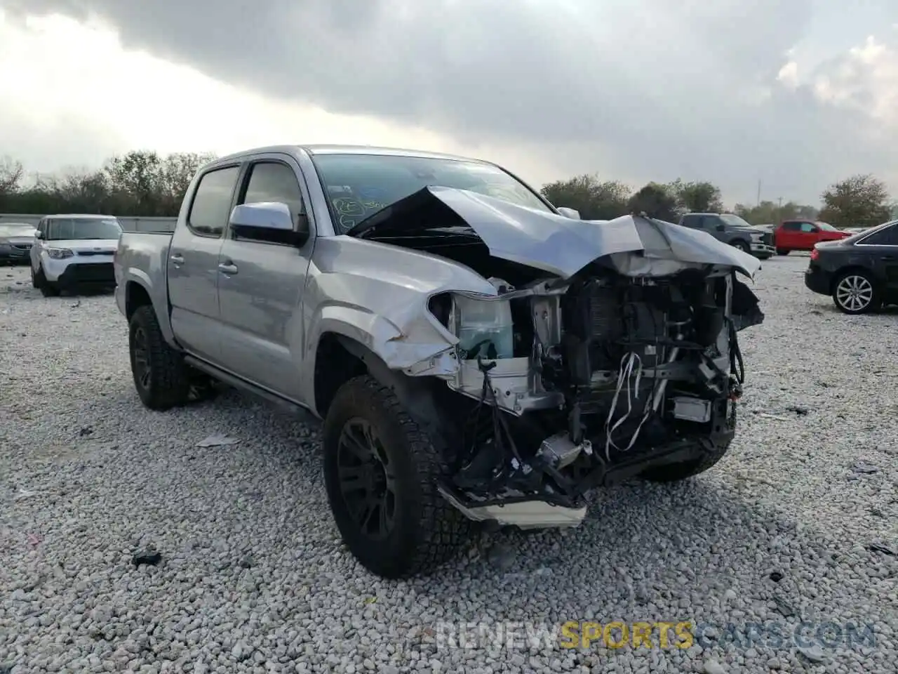 1 Photograph of a damaged car 5TFAX5GN9LX188480 TOYOTA TACOMA 2020