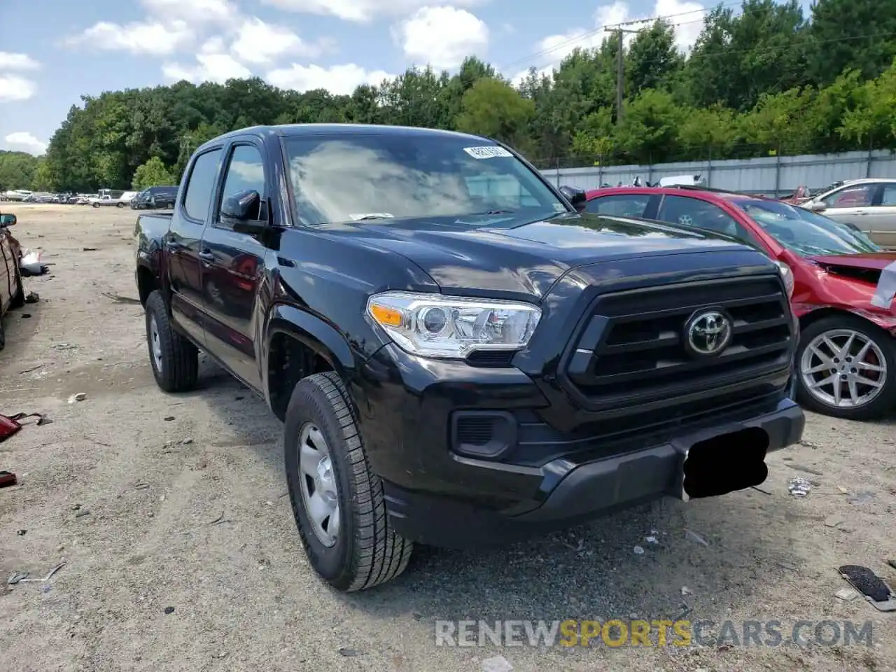 1 Photograph of a damaged car 5TFAX5GNXLX179769 TOYOTA TACOMA 2020