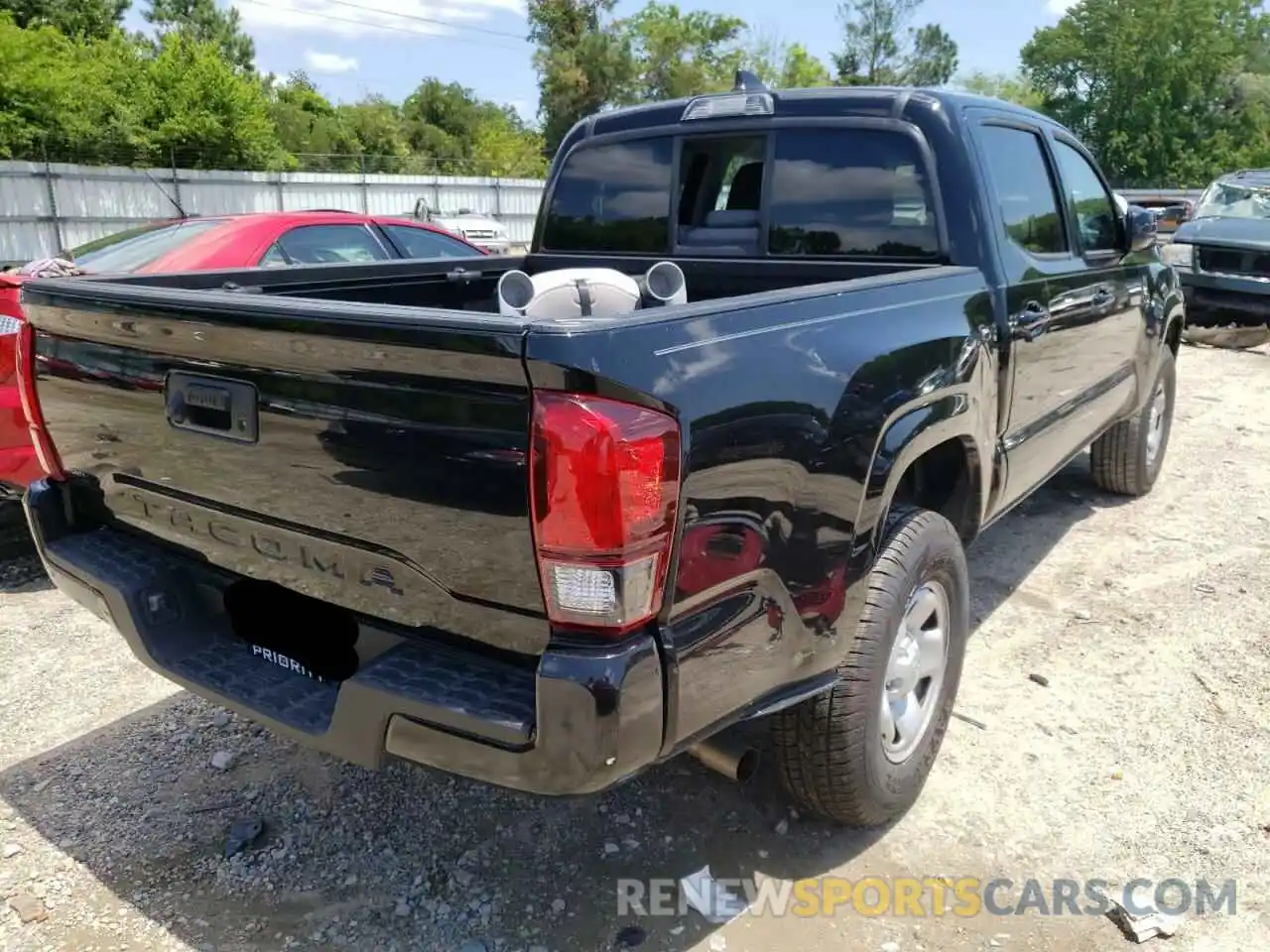 4 Photograph of a damaged car 5TFAX5GNXLX179769 TOYOTA TACOMA 2020