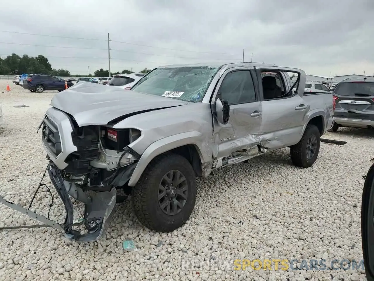 1 Photograph of a damaged car 5TFAZ5CN0LX089045 TOYOTA TACOMA 2020