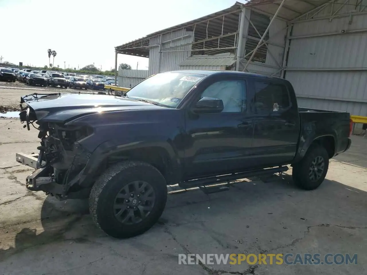 1 Photograph of a damaged car 5TFAZ5CN0LX091247 TOYOTA TACOMA 2020