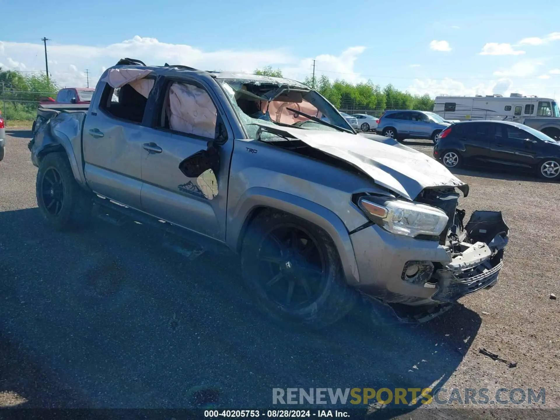 1 Photograph of a damaged car 5TFAZ5CN2LX093971 TOYOTA TACOMA 2020