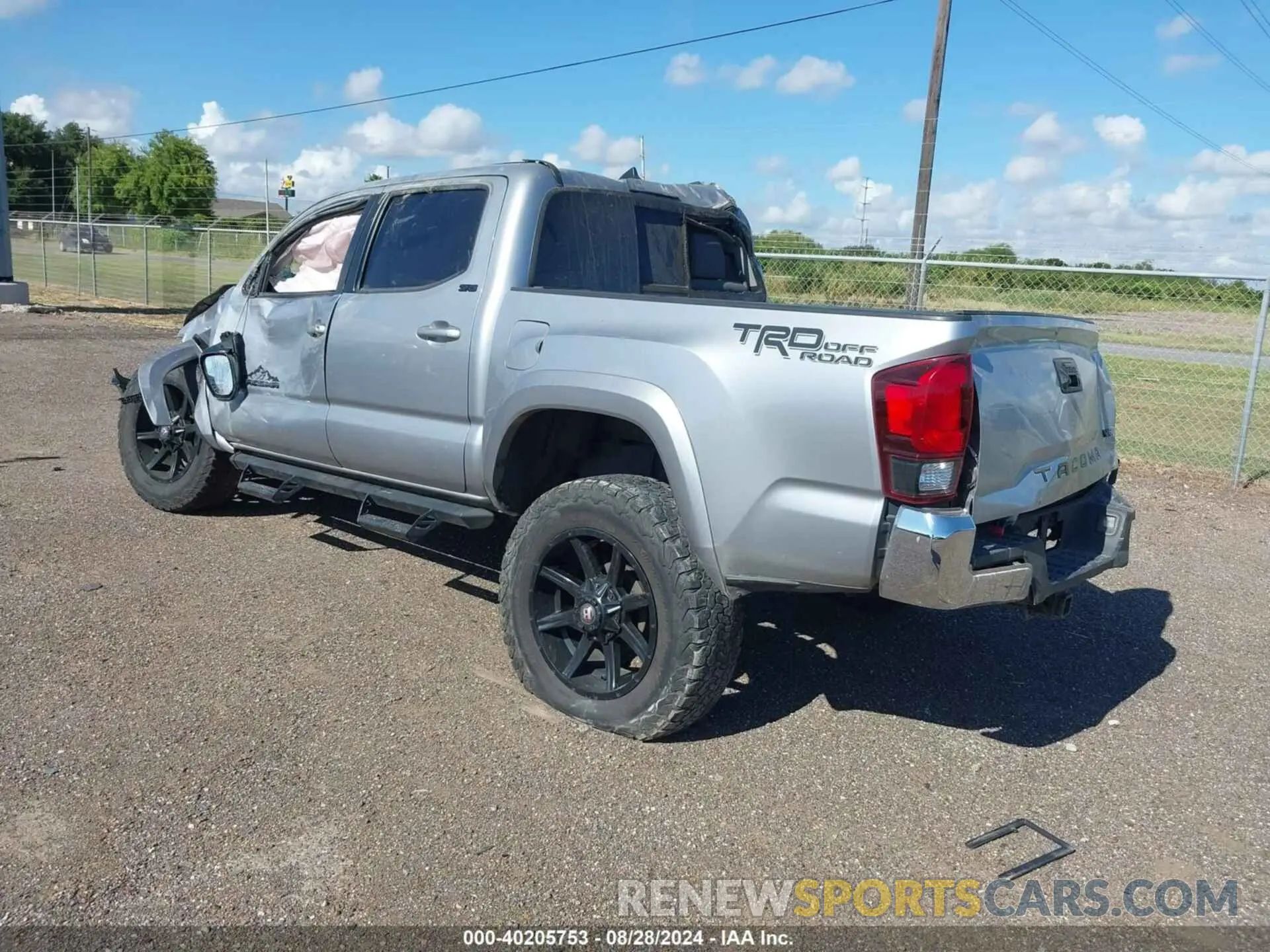 3 Photograph of a damaged car 5TFAZ5CN2LX093971 TOYOTA TACOMA 2020
