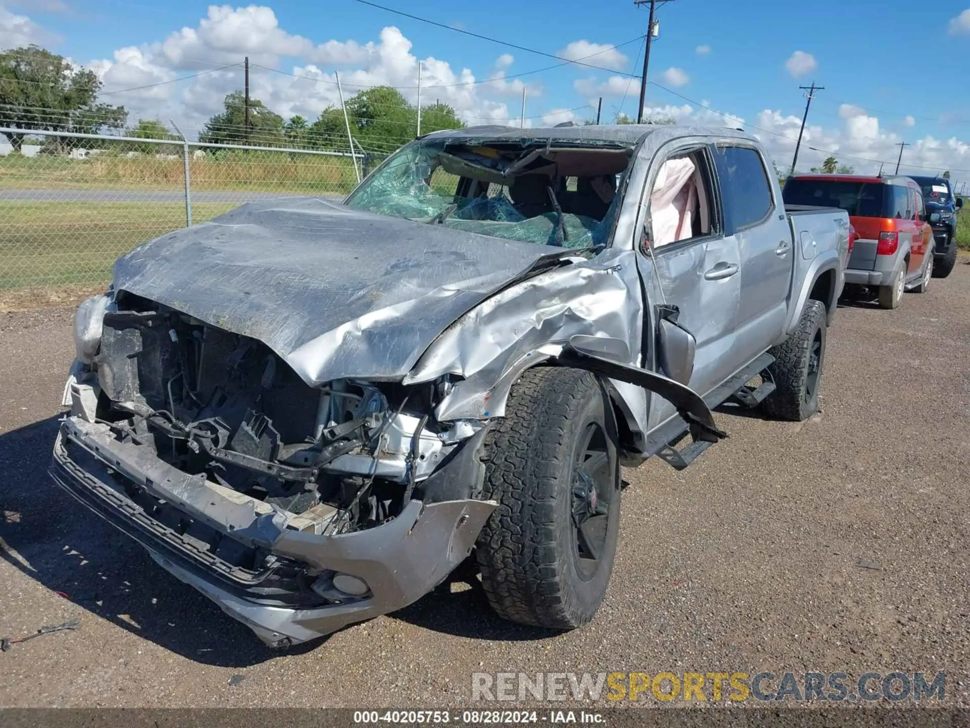 6 Photograph of a damaged car 5TFAZ5CN2LX093971 TOYOTA TACOMA 2020