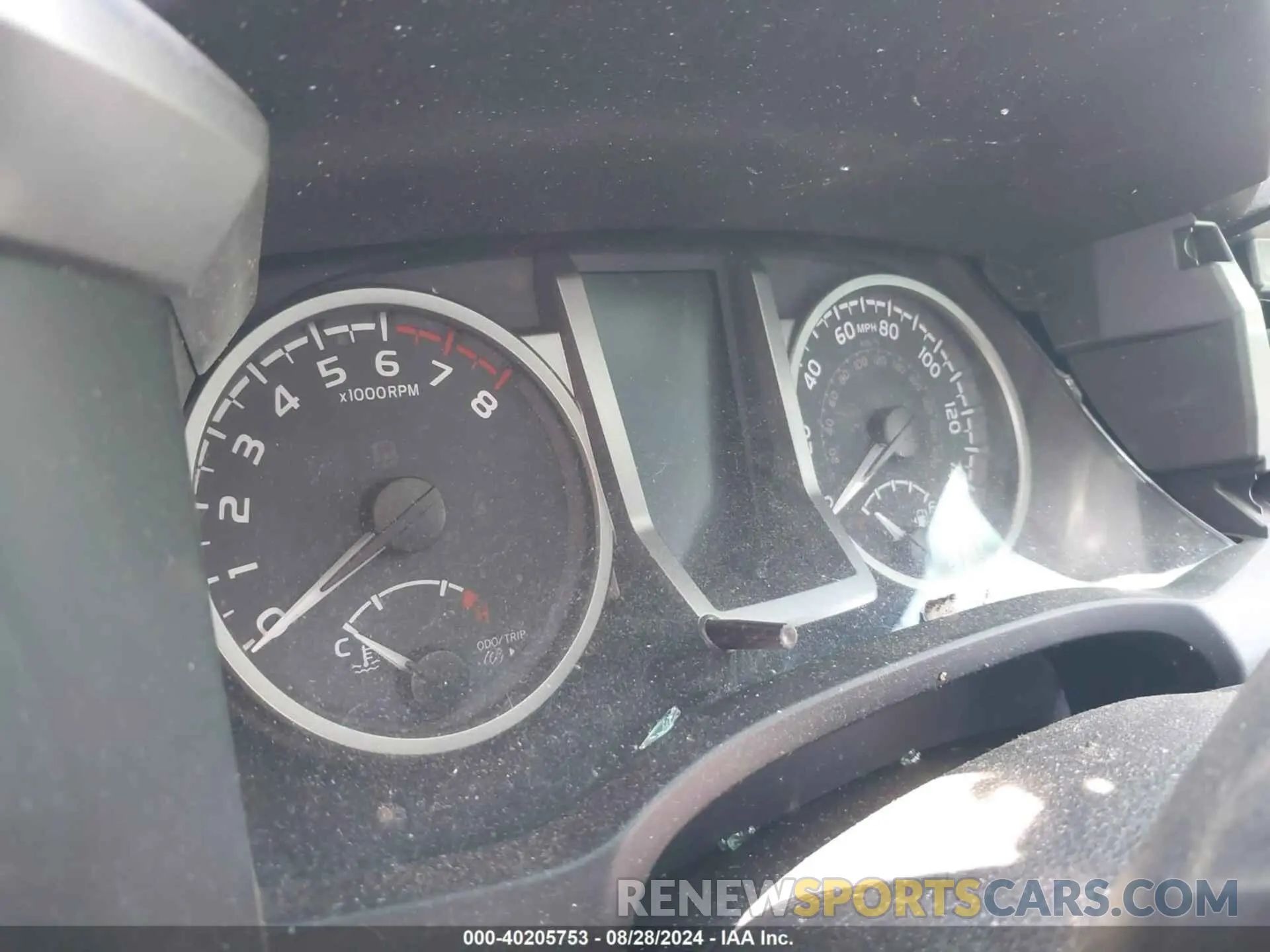7 Photograph of a damaged car 5TFAZ5CN2LX093971 TOYOTA TACOMA 2020