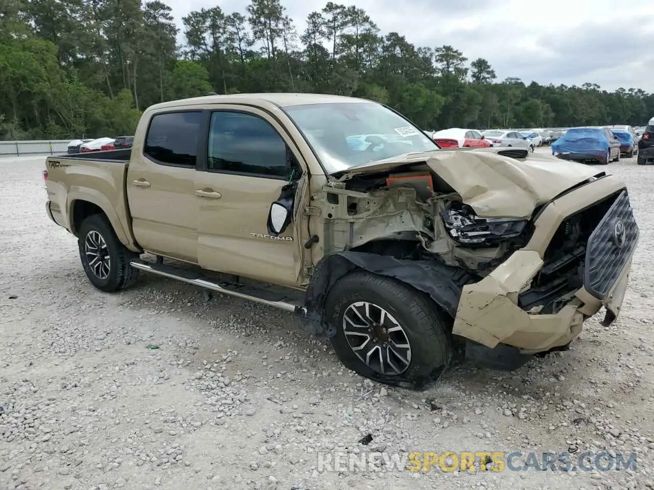 4 Photograph of a damaged car 5TFAZ5CN9LX089237 TOYOTA TACOMA 2020