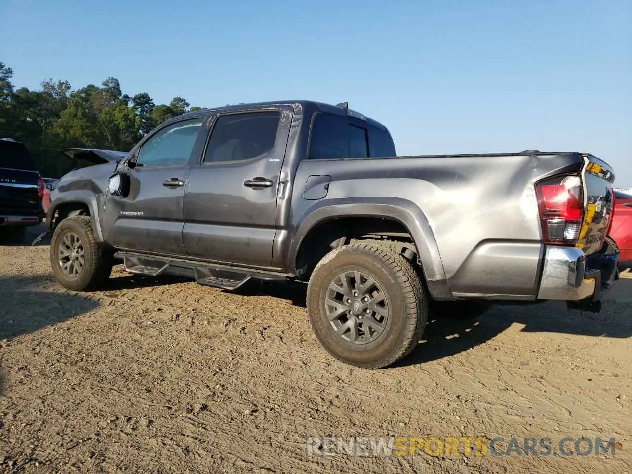 2 Photograph of a damaged car 5TFAZ5CNXLX088792 TOYOTA TACOMA 2020
