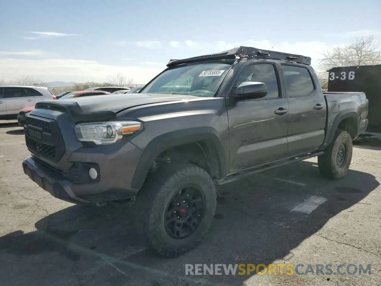 1 Photograph of a damaged car 5TFCZ5AN0LX232328 TOYOTA TACOMA 2020