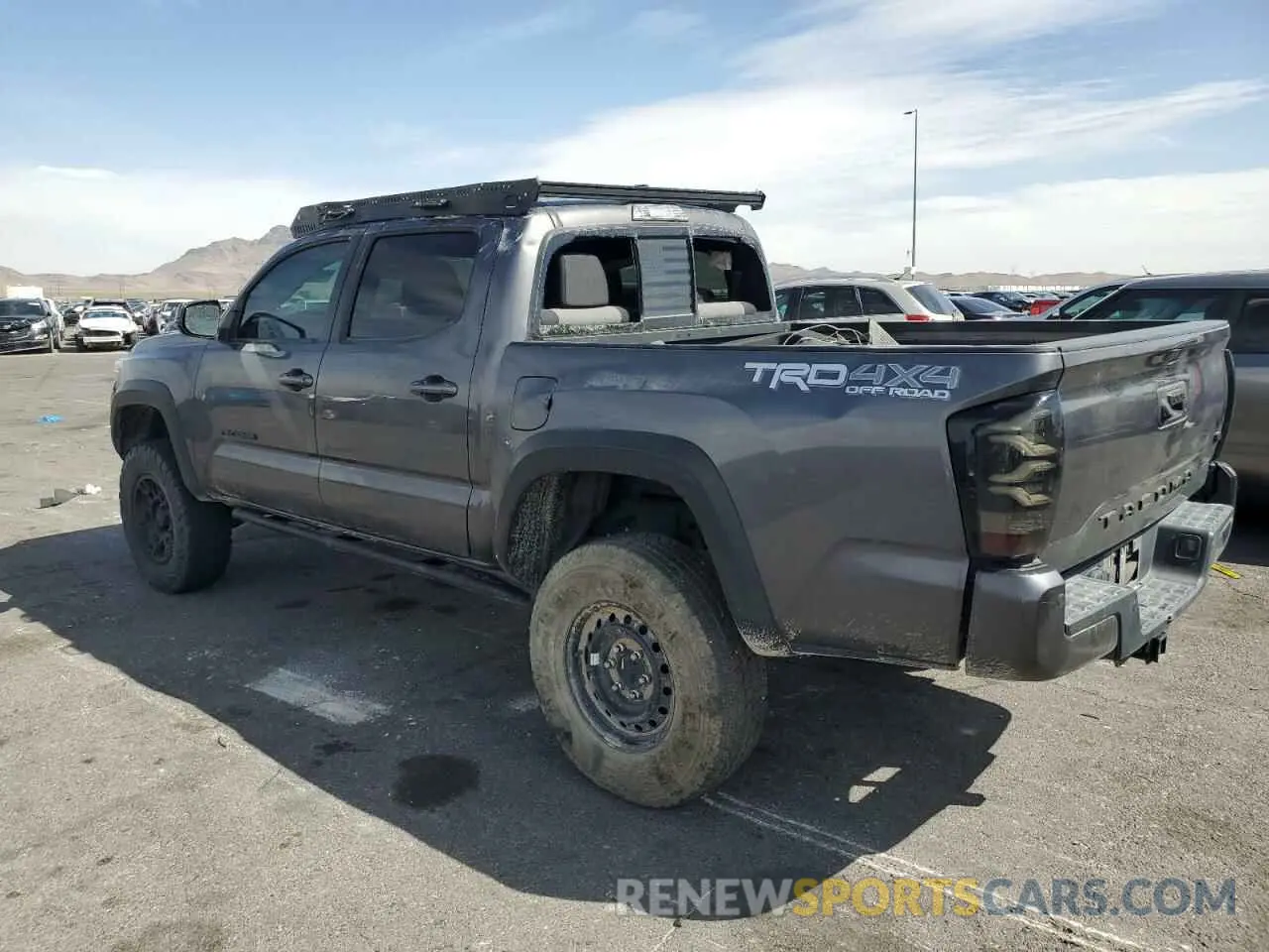 2 Photograph of a damaged car 5TFCZ5AN0LX232328 TOYOTA TACOMA 2020