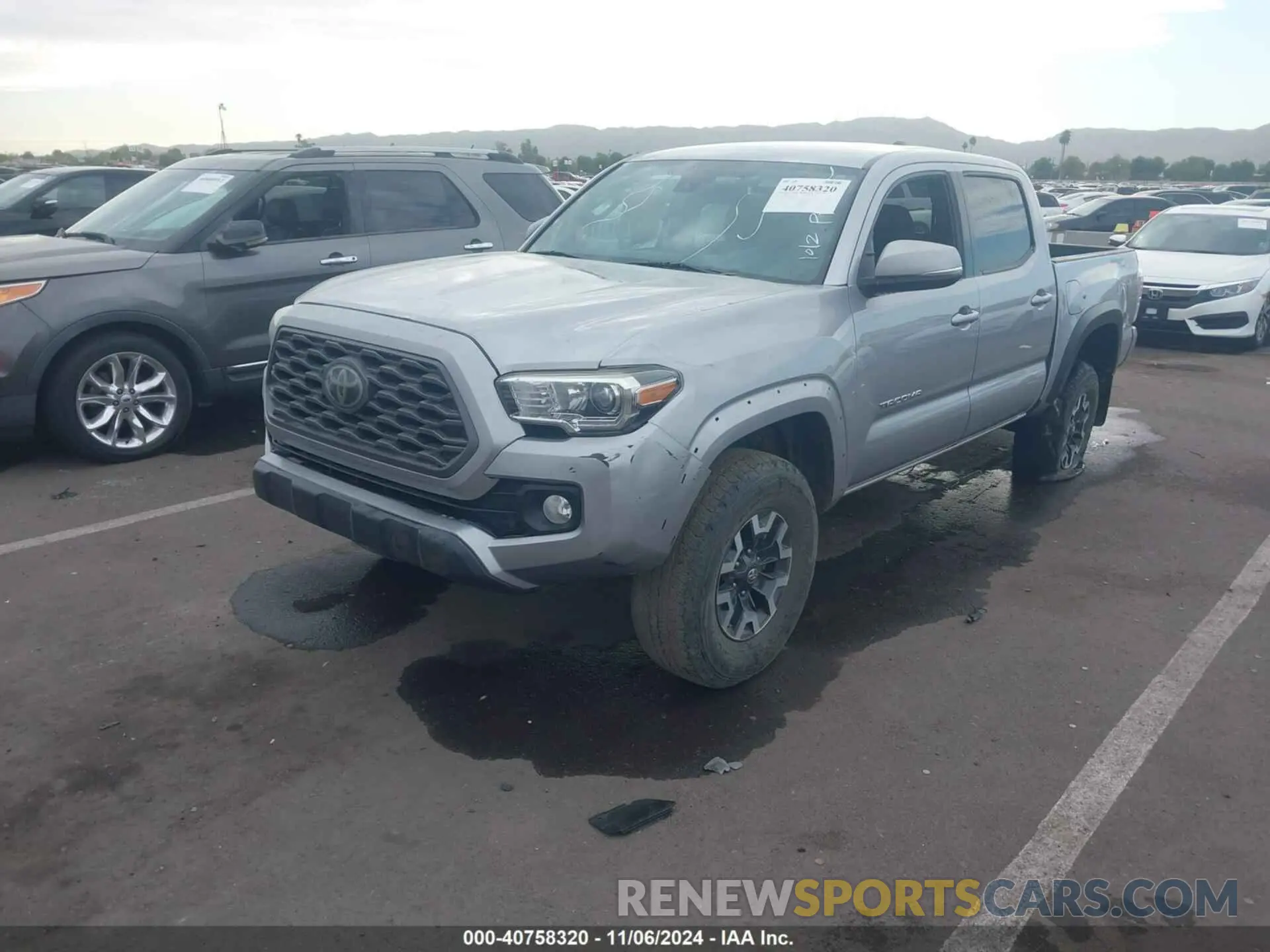 2 Photograph of a damaged car 5TFCZ5AN1LX240678 TOYOTA TACOMA 2020