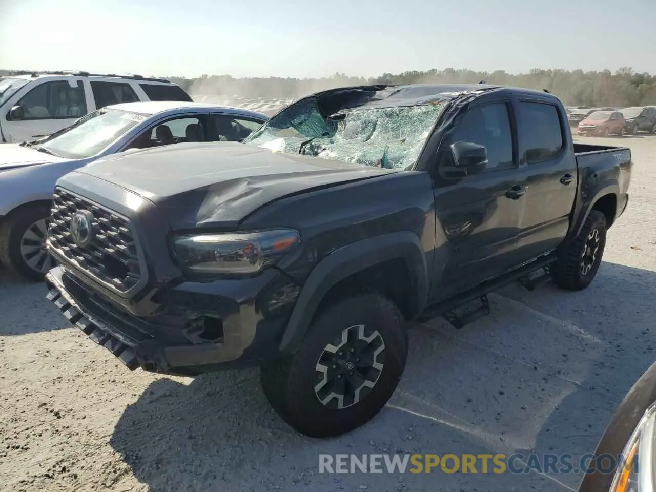 1 Photograph of a damaged car 5TFCZ5AN2LX221718 TOYOTA TACOMA 2020