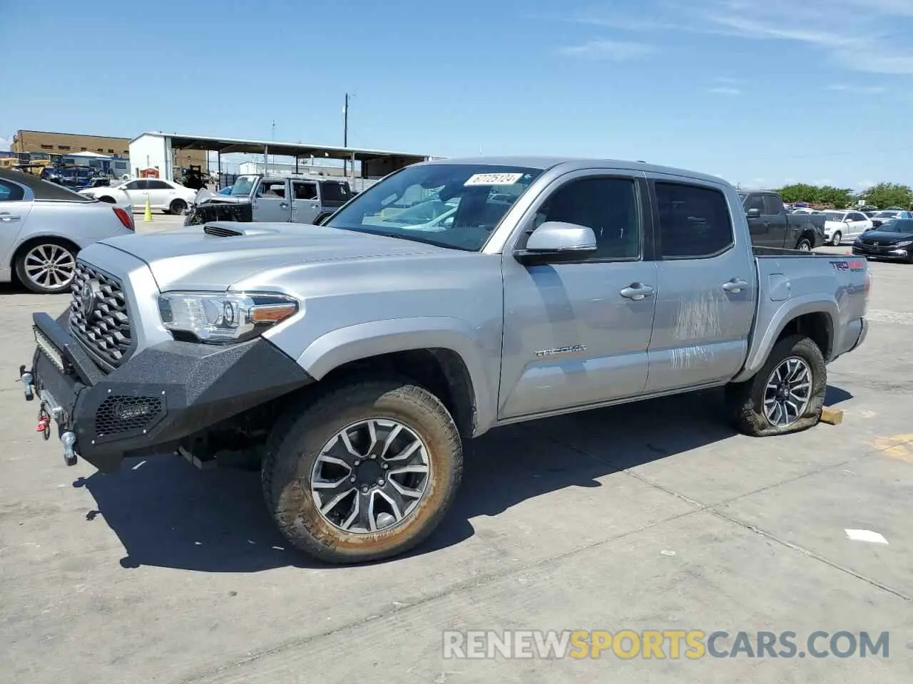 1 Photograph of a damaged car 5TFCZ5AN2LX222433 TOYOTA TACOMA 2020
