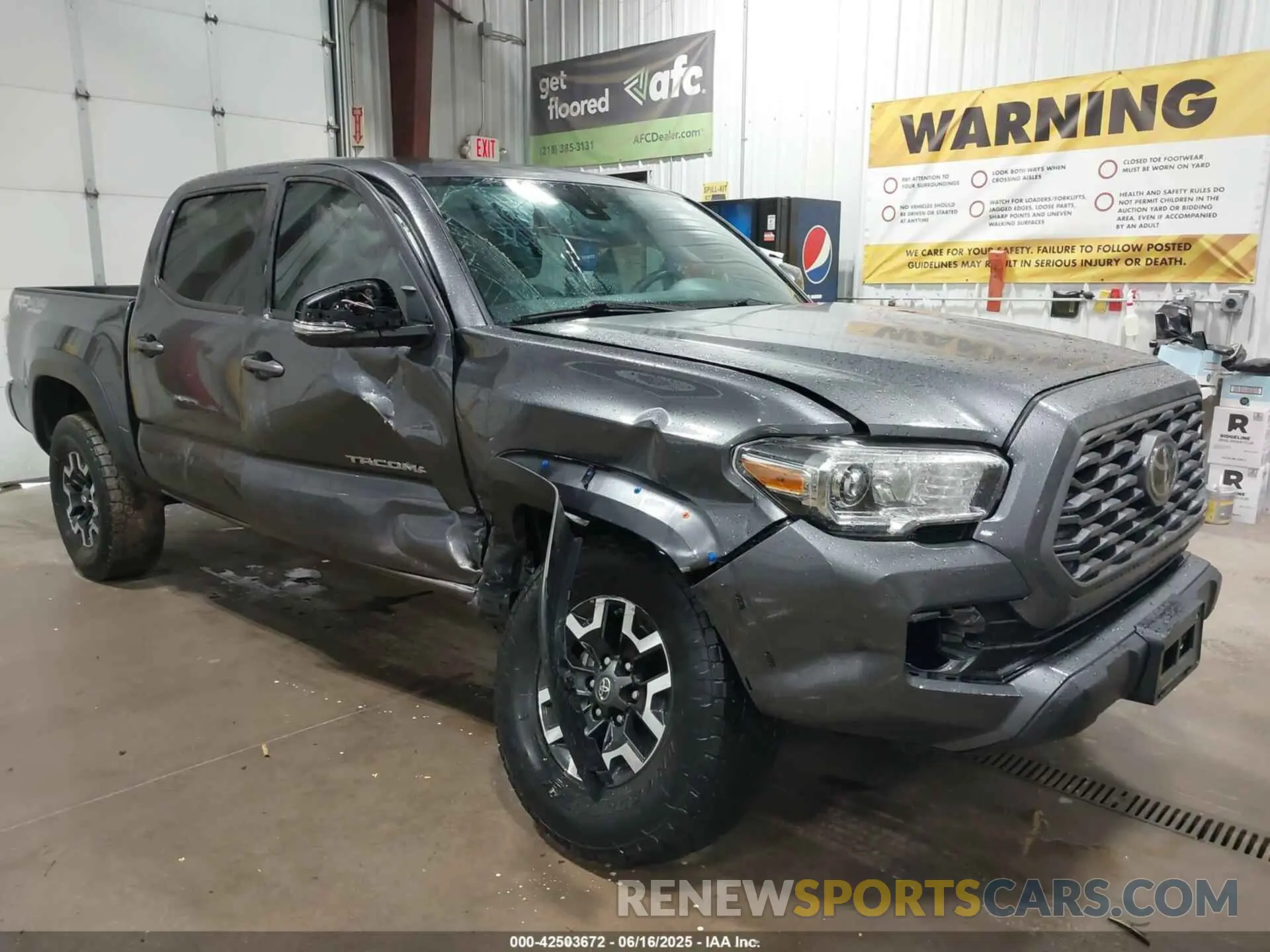1 Photograph of a damaged car 5TFCZ5AN4LX241761 TOYOTA TACOMA 2020