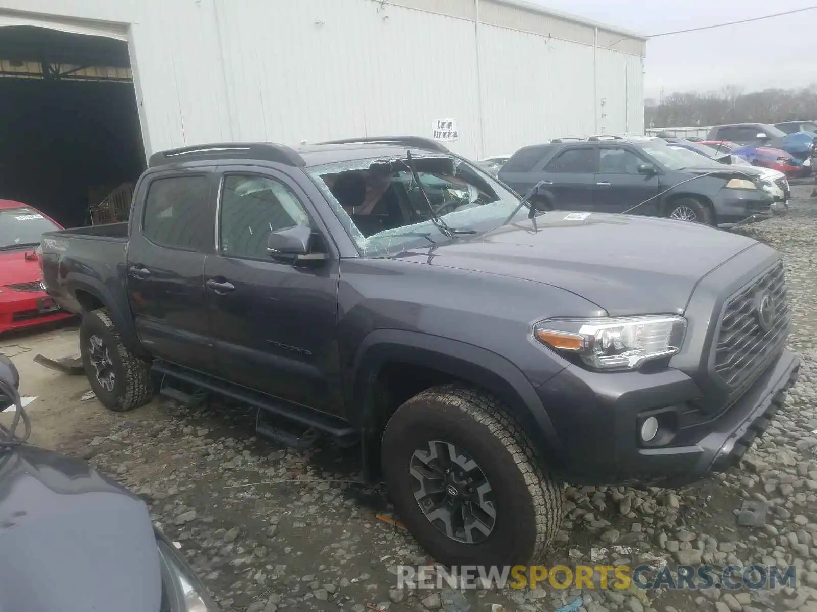 1 Photograph of a damaged car 5TFCZ5AN6LX234147 TOYOTA TACOMA 2020