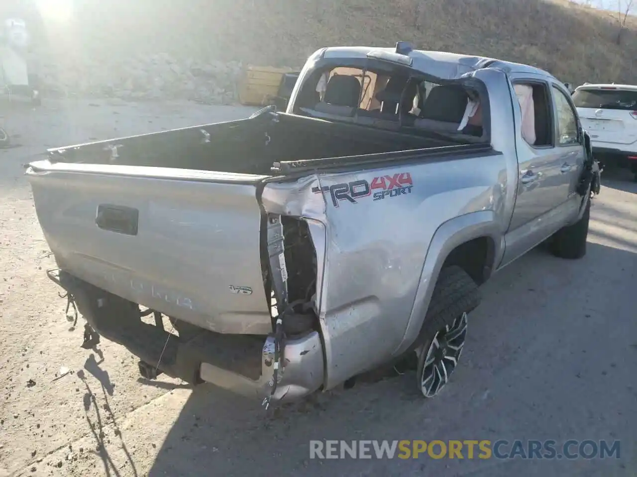 4 Photograph of a damaged car 5TFCZ5AN7LX239986 TOYOTA TACOMA 2020