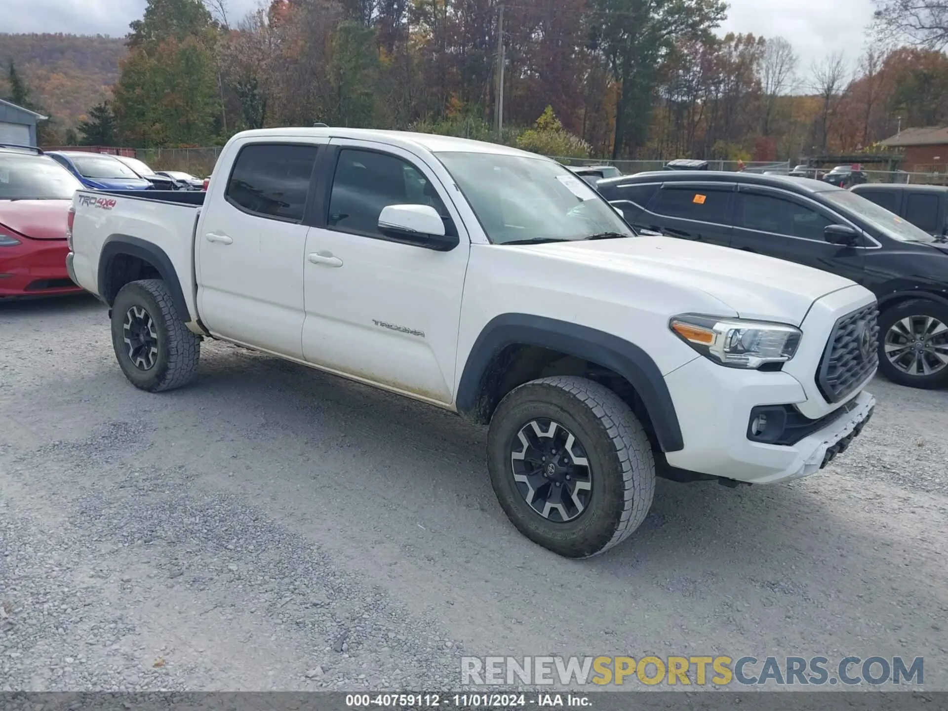 1 Photograph of a damaged car 5TFCZ5AN8LX243416 TOYOTA TACOMA 2020
