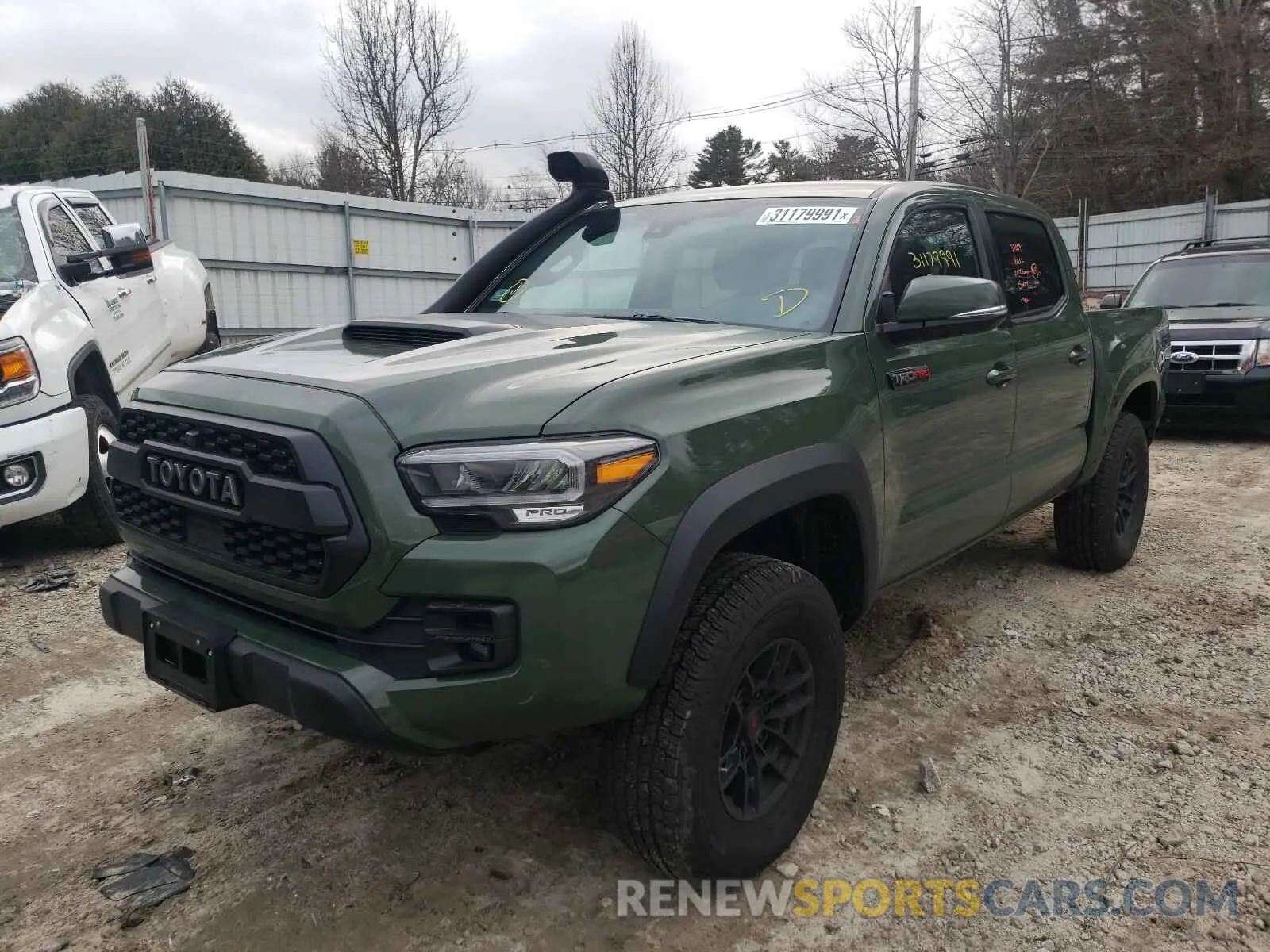 2 Photograph of a damaged car 5TFCZ5AN8LX243643 TOYOTA TACOMA 2020
