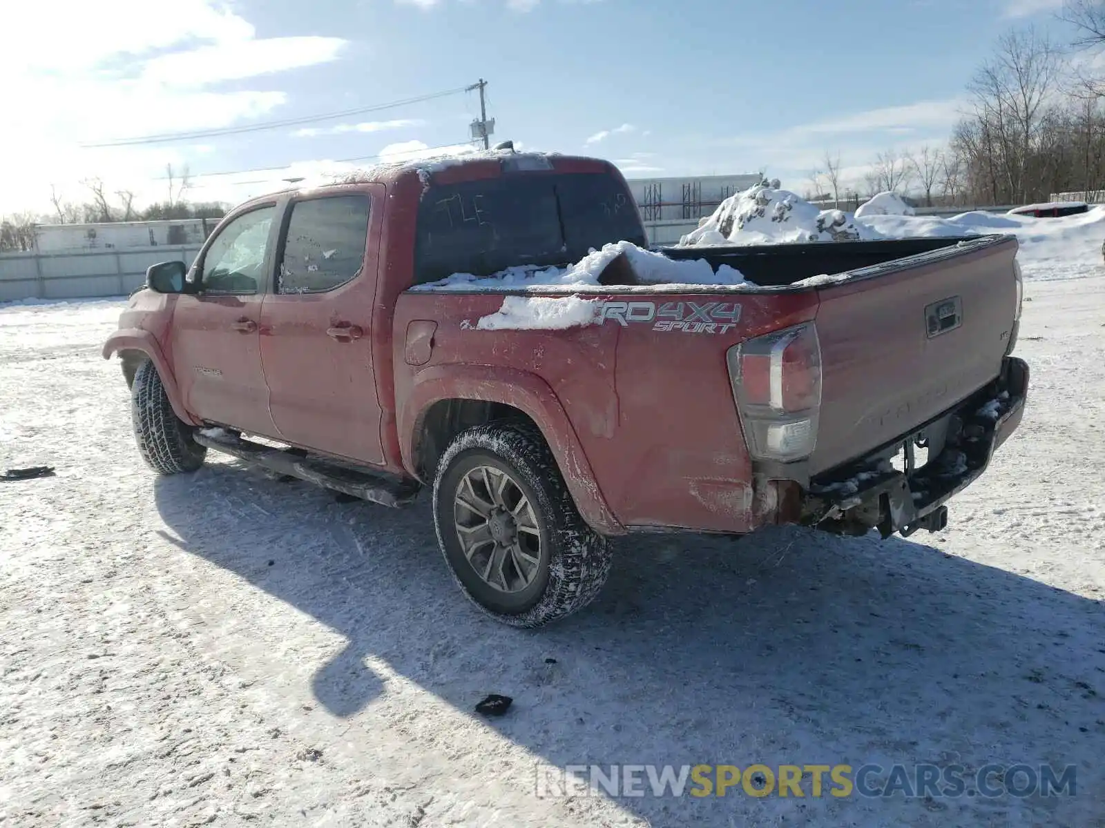 3 Photograph of a damaged car 5TFCZ5AN9LX223238 TOYOTA TACOMA 2020