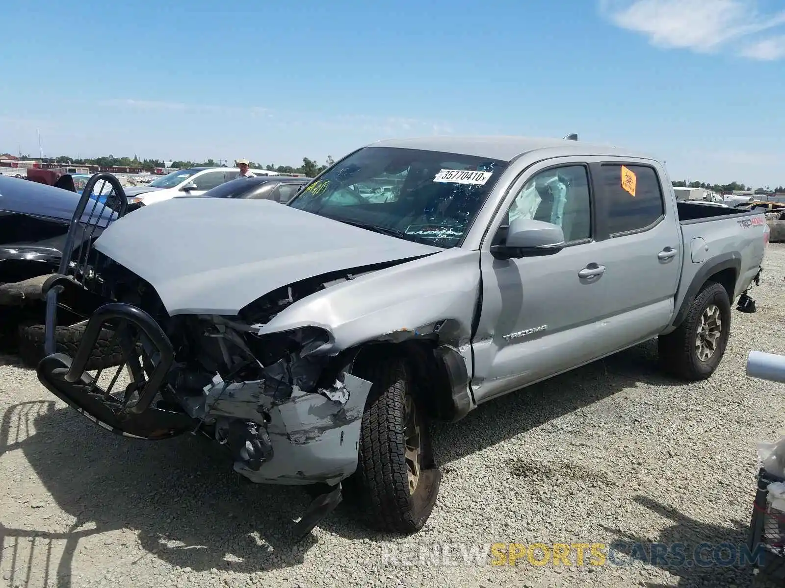 2 Photograph of a damaged car 5TFCZ5ANXLX214872 TOYOTA TACOMA 2020