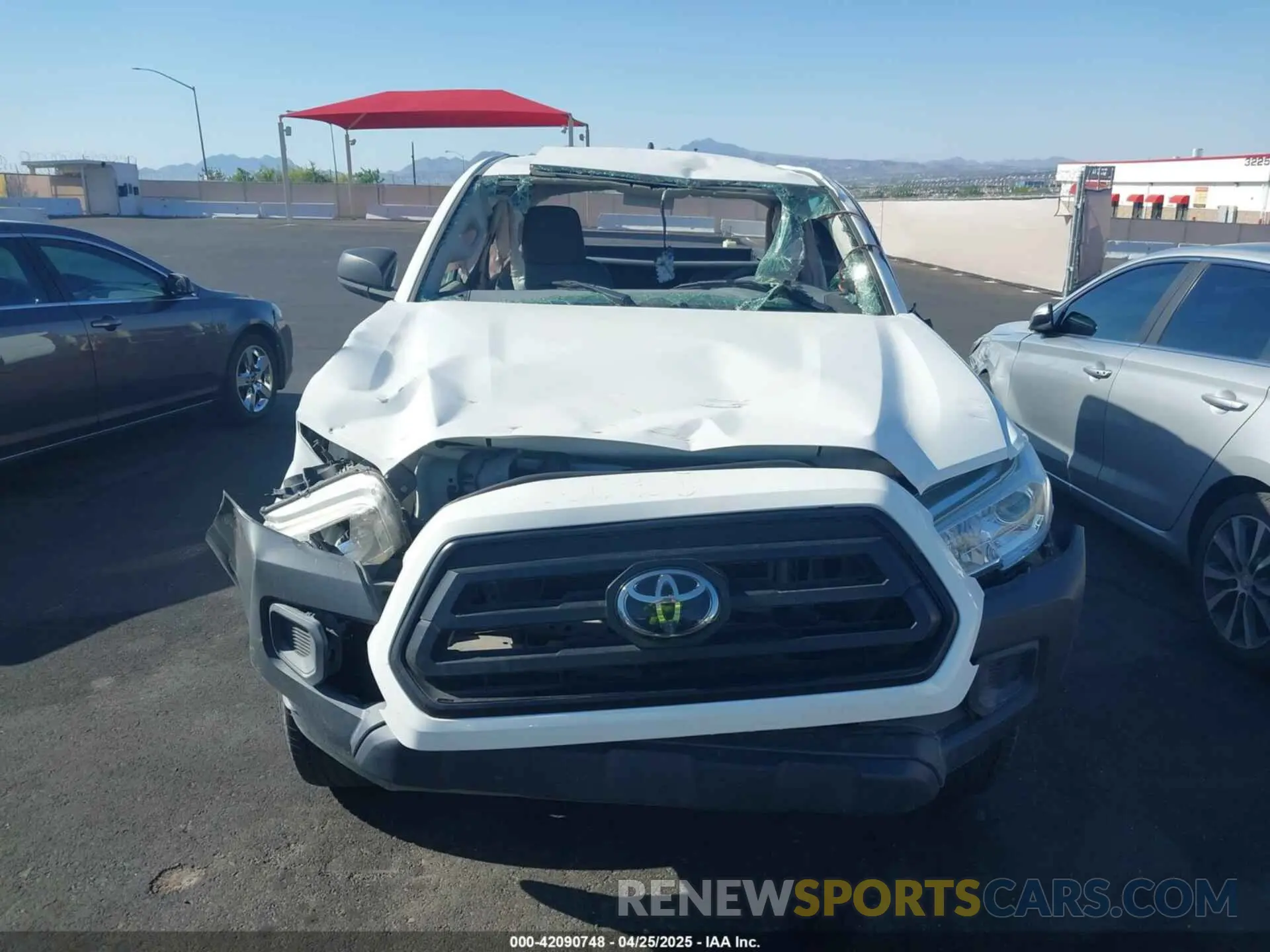 12 Photograph of a damaged car 5TFRX5GN1LX180442 TOYOTA TACOMA 2020
