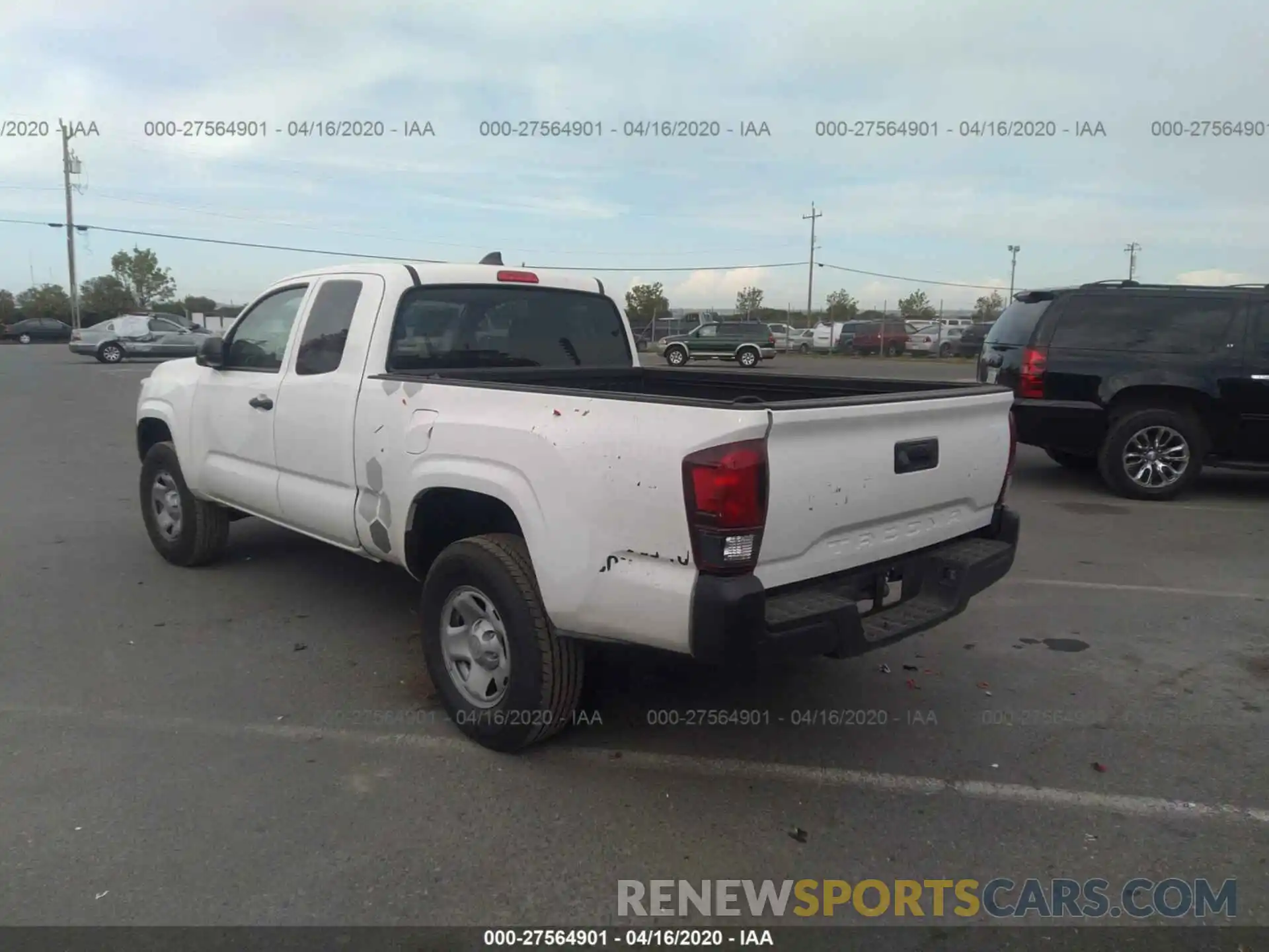 3 Photograph of a damaged car 5TFRX5GN2LX170647 TOYOTA TACOMA 2020