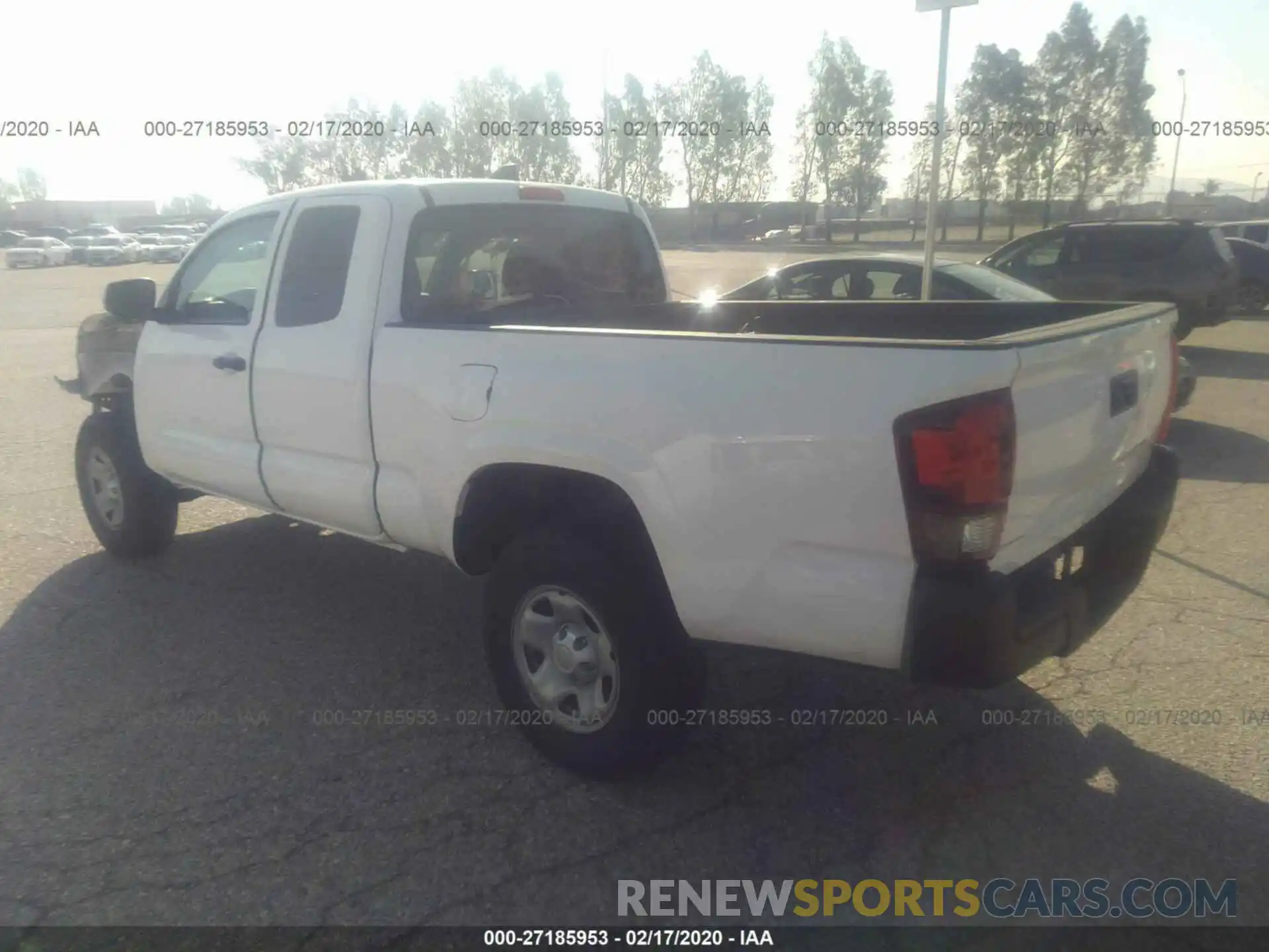 3 Photograph of a damaged car 5TFRX5GN3LX167806 TOYOTA TACOMA 2020