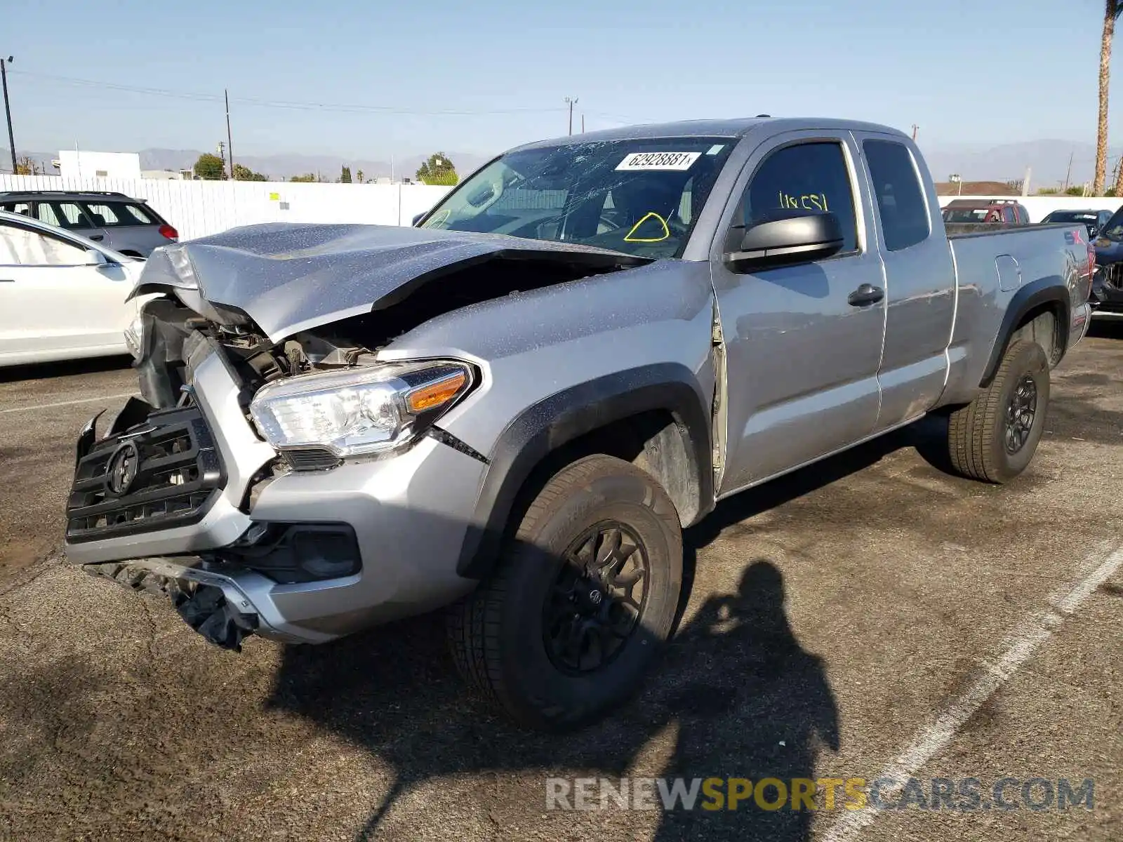 2 Photograph of a damaged car 5TFRX5GN3LX169930 TOYOTA TACOMA 2020