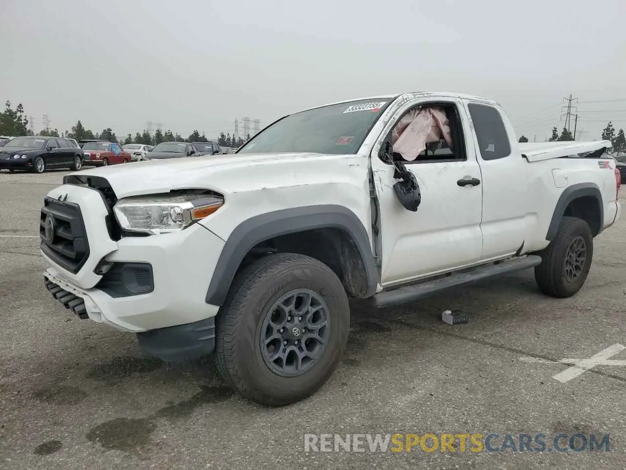1 Photograph of a damaged car 5TFRX5GN4LX166406 TOYOTA TACOMA 2020