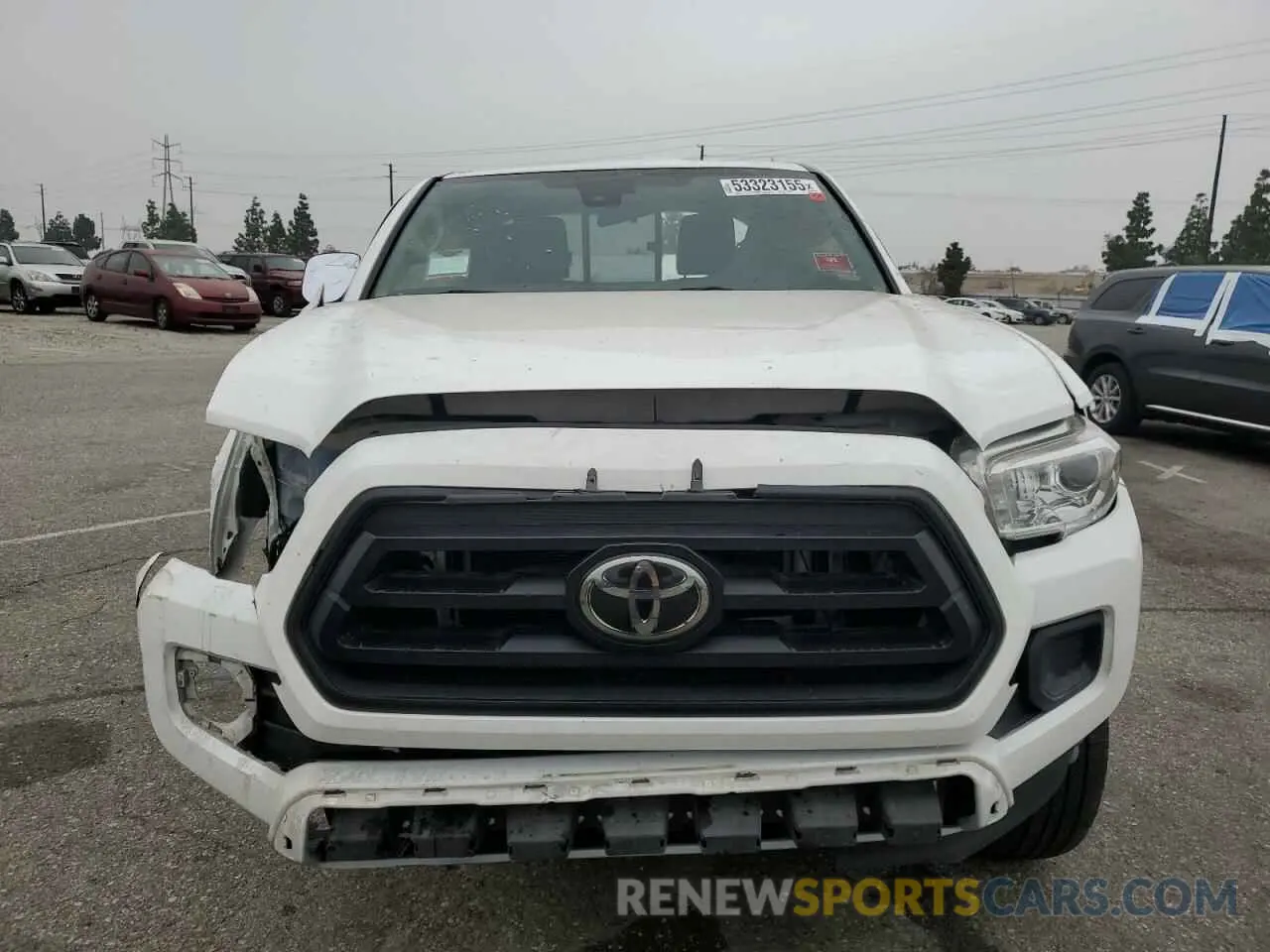 5 Photograph of a damaged car 5TFRX5GN4LX166406 TOYOTA TACOMA 2020