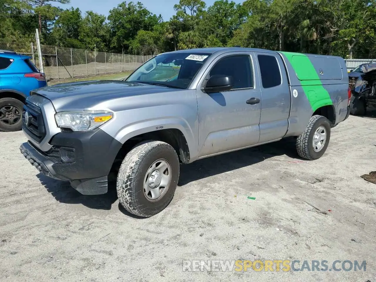 1 Photograph of a damaged car 5TFRX5GN4LX167393 TOYOTA TACOMA 2020