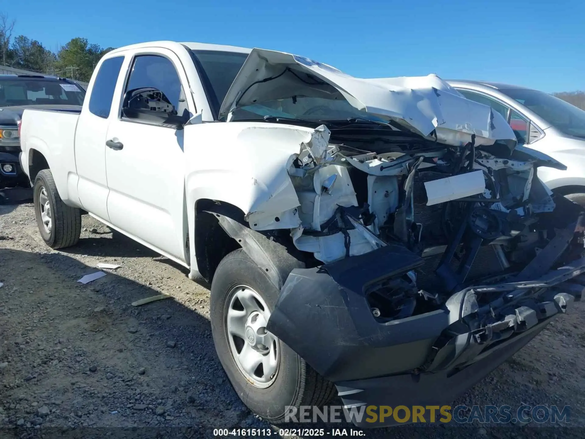 1 Photograph of a damaged car 5TFRX5GN5LX172392 TOYOTA TACOMA 2020