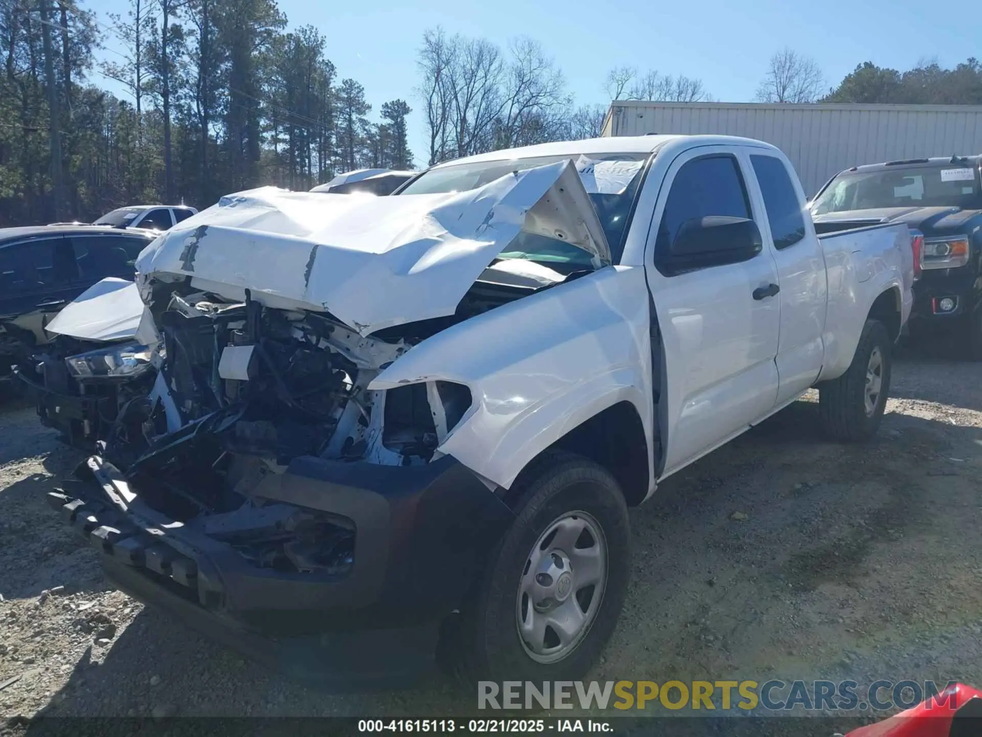 2 Photograph of a damaged car 5TFRX5GN5LX172392 TOYOTA TACOMA 2020