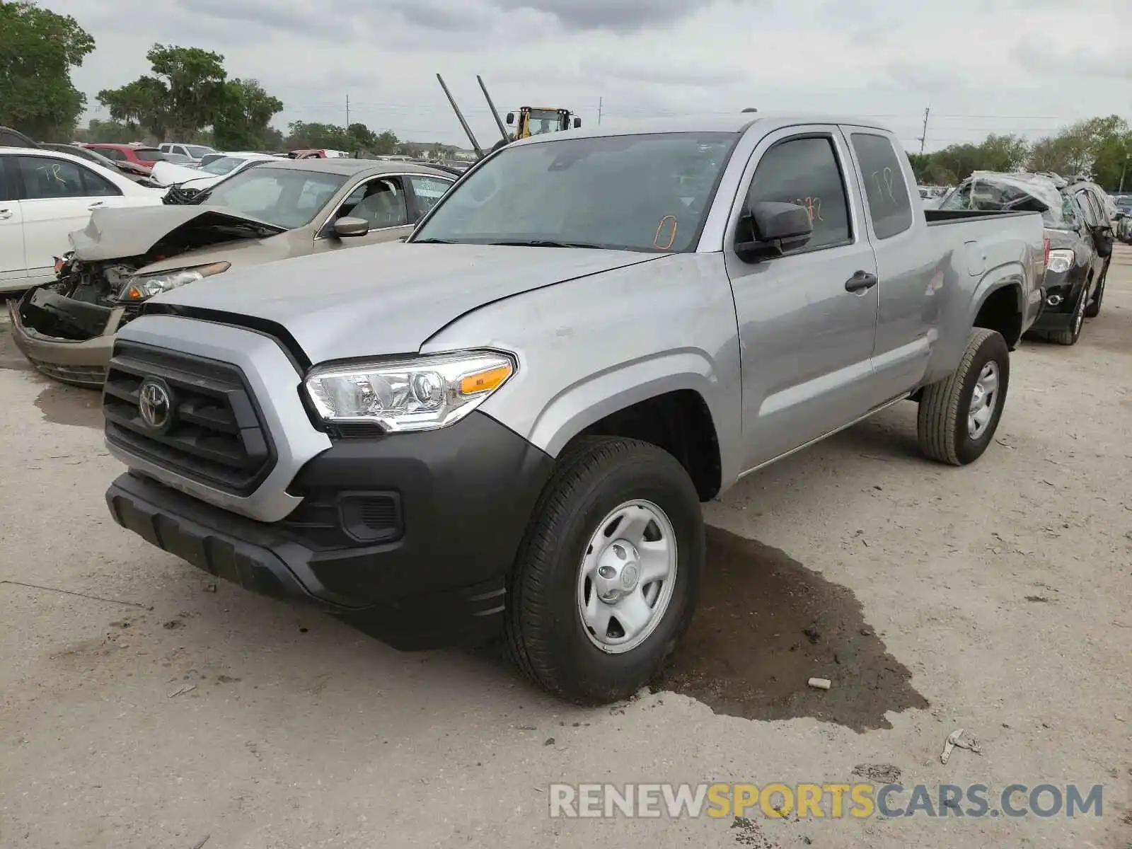 2 Photograph of a damaged car 5TFRX5GN6LX174183 TOYOTA TACOMA 2020