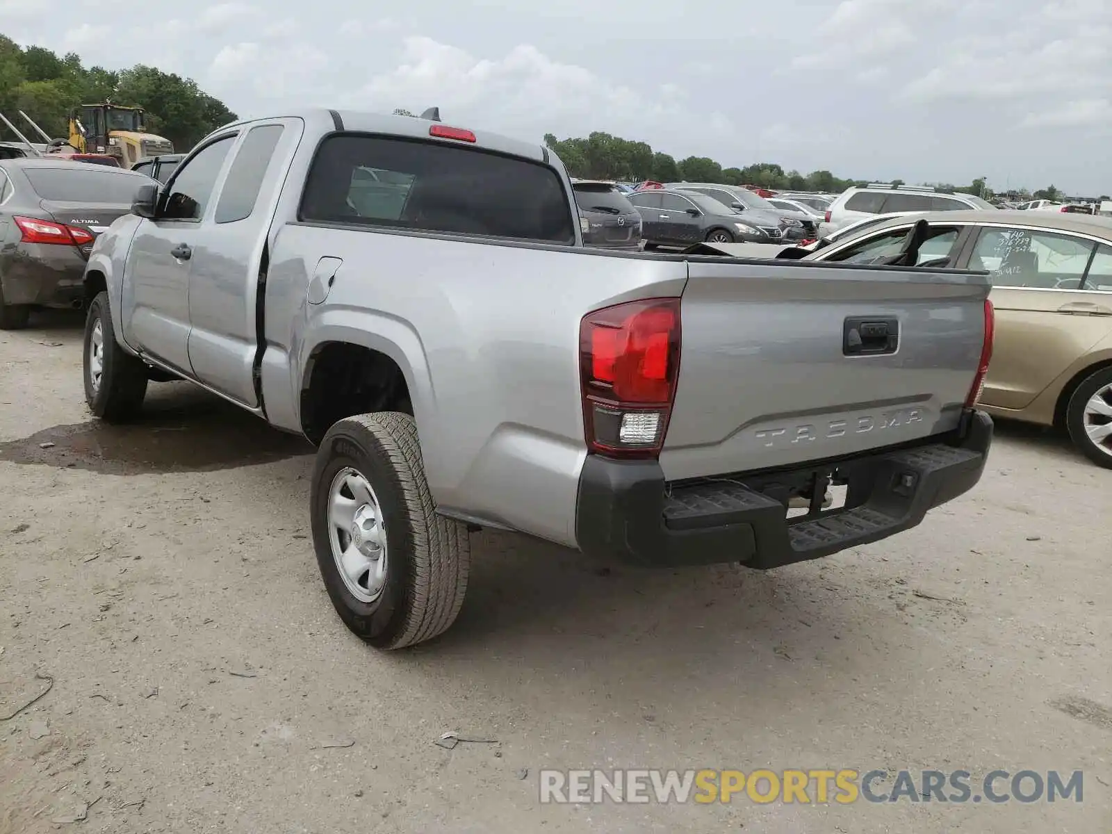 3 Photograph of a damaged car 5TFRX5GN6LX174183 TOYOTA TACOMA 2020