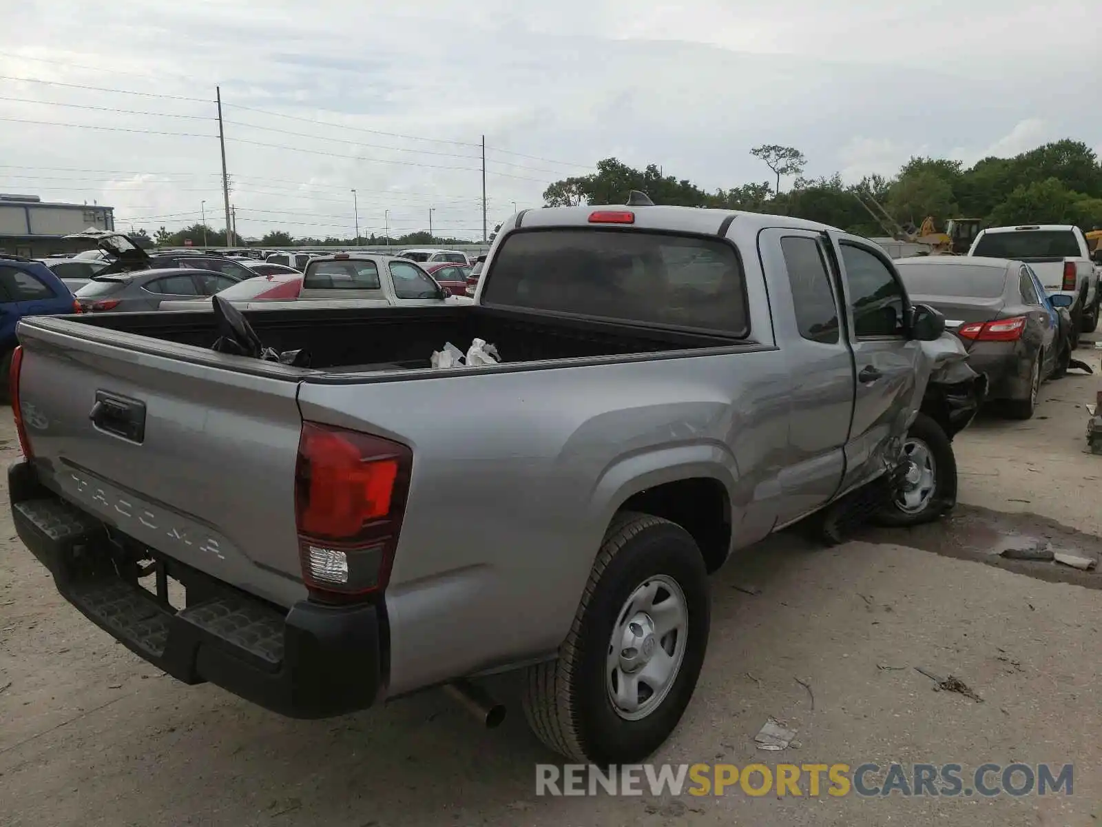 4 Photograph of a damaged car 5TFRX5GN6LX174183 TOYOTA TACOMA 2020