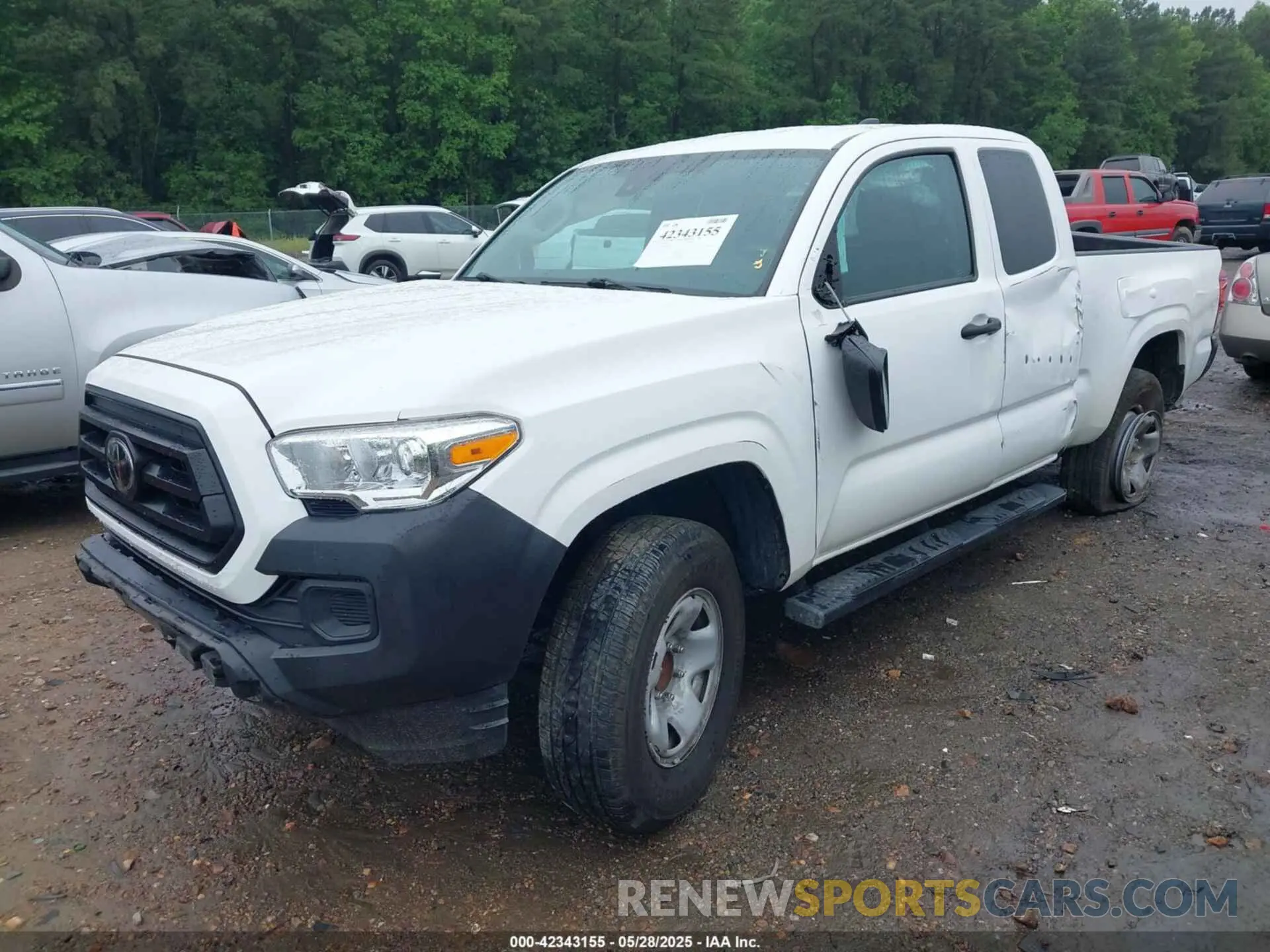 2 Photograph of a damaged car 5TFRX5GN6LX180680 TOYOTA TACOMA 2020