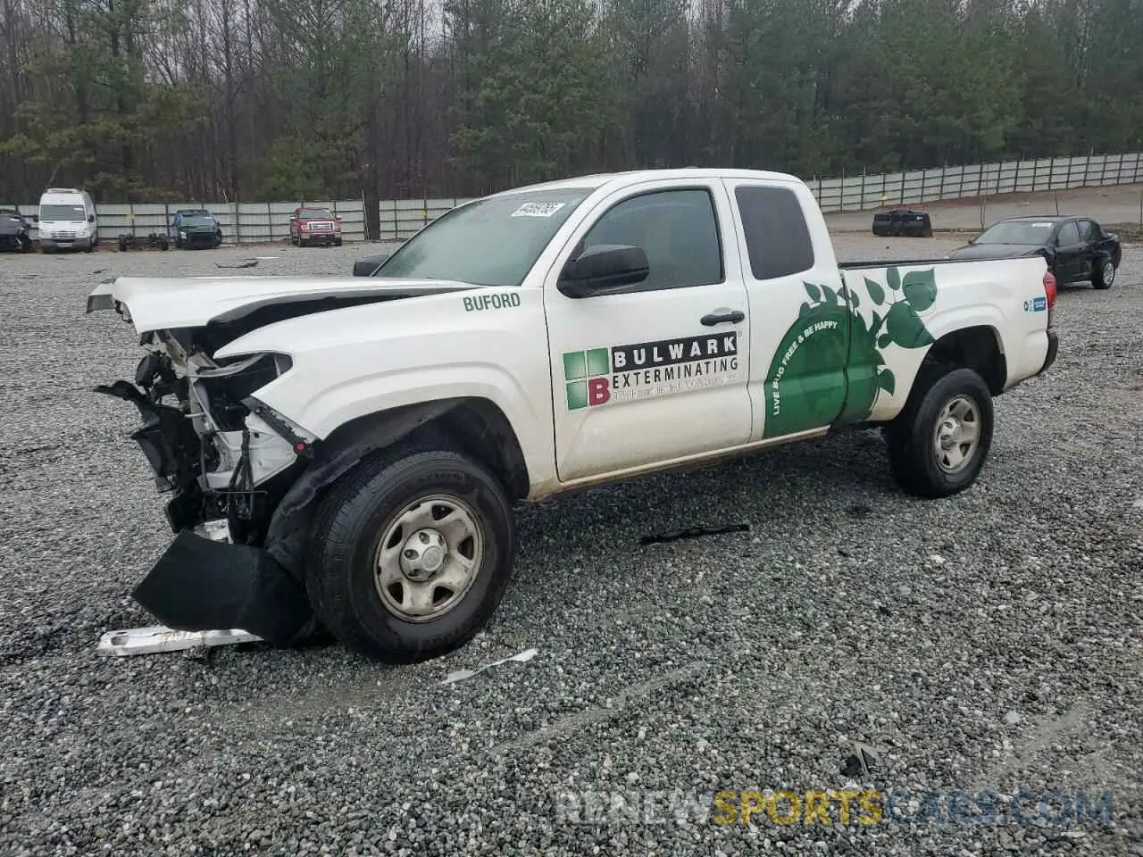 1 Photograph of a damaged car 5TFRX5GN7LX173706 TOYOTA TACOMA 2020