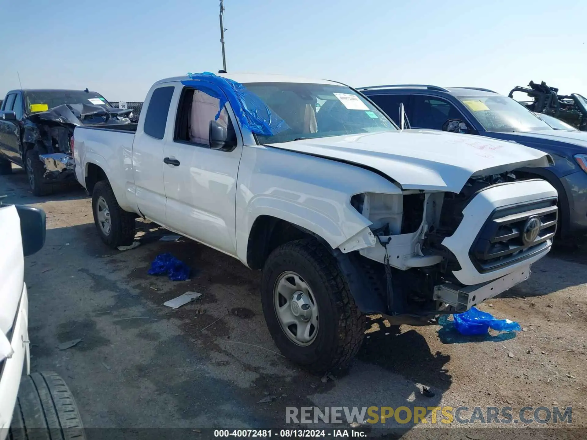 1 Photograph of a damaged car 5TFRX5GN8LX177389 TOYOTA TACOMA 2020