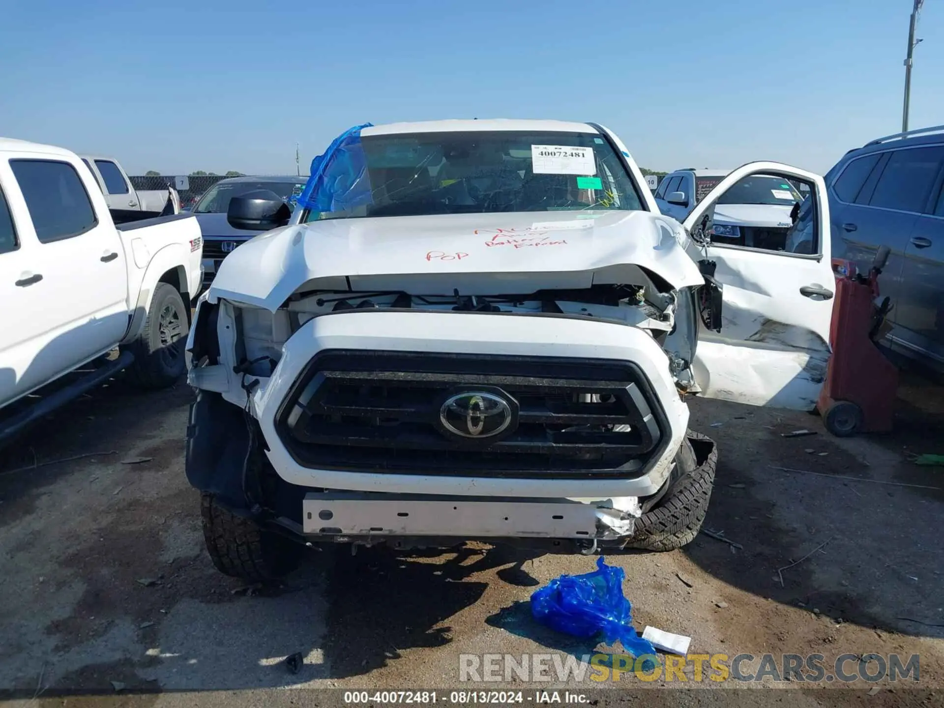 13 Photograph of a damaged car 5TFRX5GN8LX177389 TOYOTA TACOMA 2020