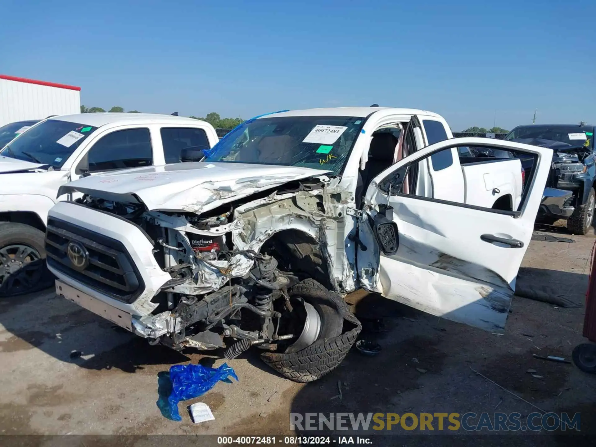 2 Photograph of a damaged car 5TFRX5GN8LX177389 TOYOTA TACOMA 2020