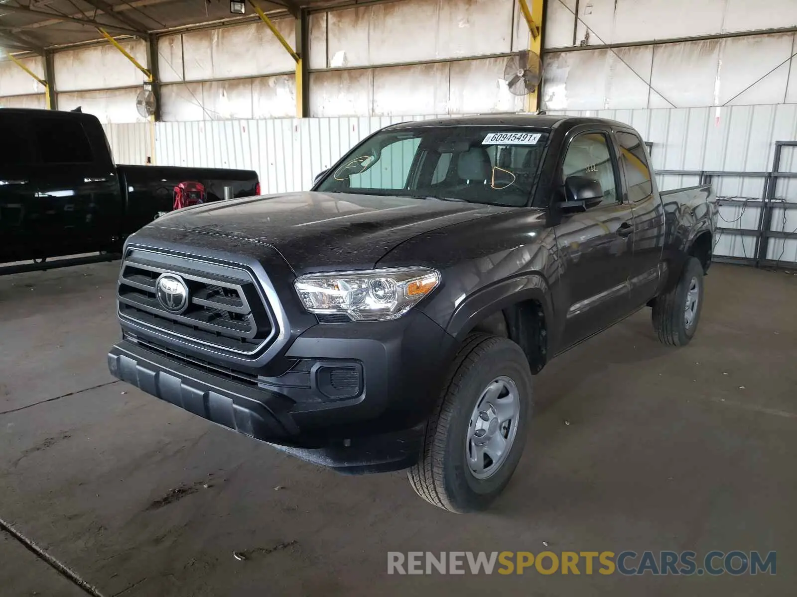 2 Photograph of a damaged car 5TFRX5GN9LX167664 TOYOTA TACOMA 2020