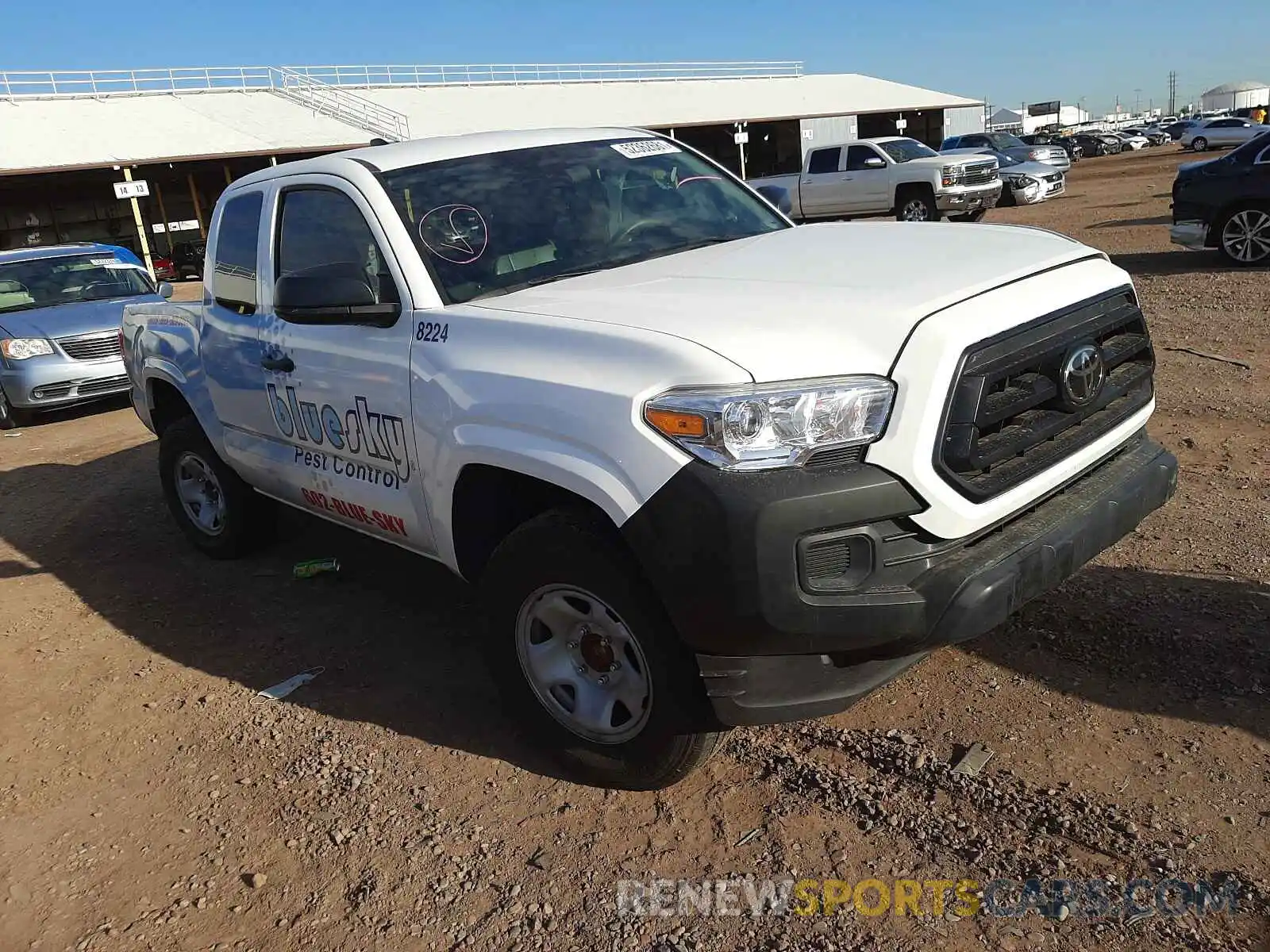 1 Photograph of a damaged car 5TFRX5GN9LX171455 TOYOTA TACOMA 2020