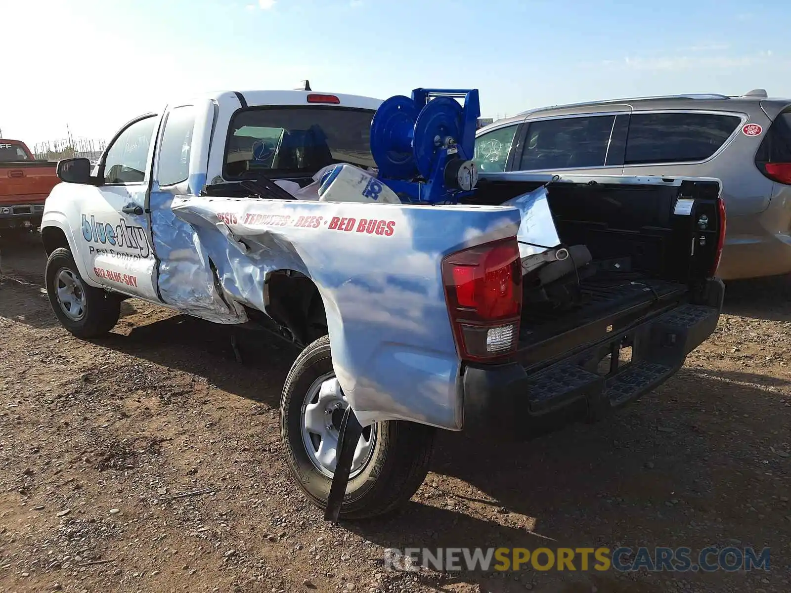 3 Photograph of a damaged car 5TFRX5GN9LX171455 TOYOTA TACOMA 2020