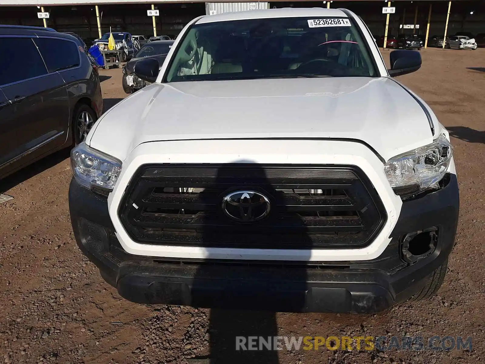 7 Photograph of a damaged car 5TFRX5GN9LX171455 TOYOTA TACOMA 2020